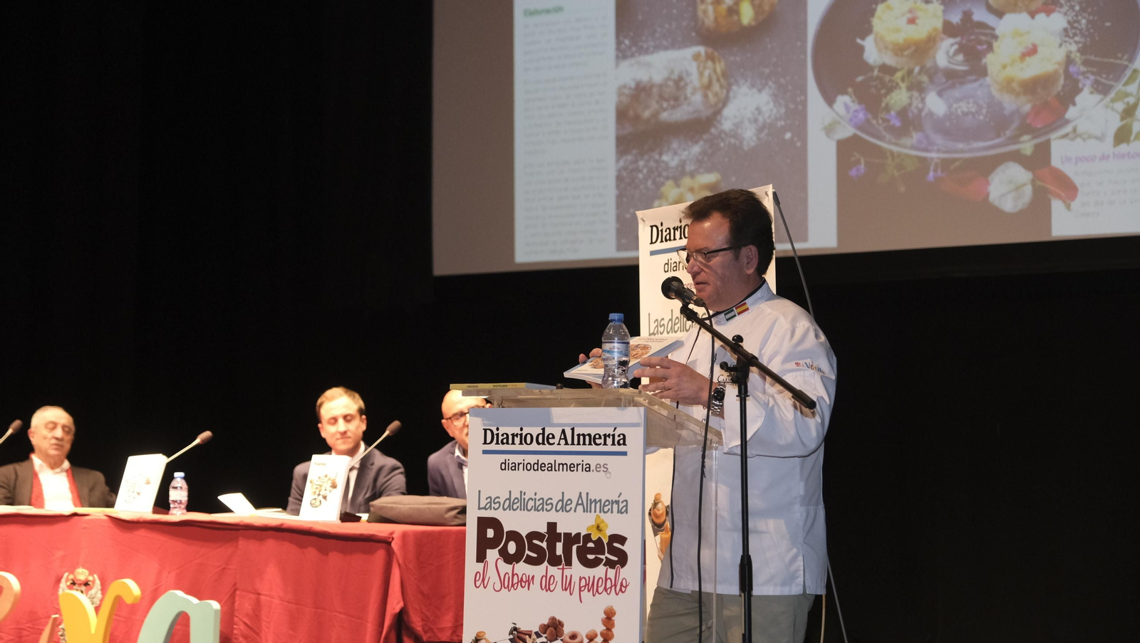 La presentación del libro de postres de Antonio Carmona, en imágenes