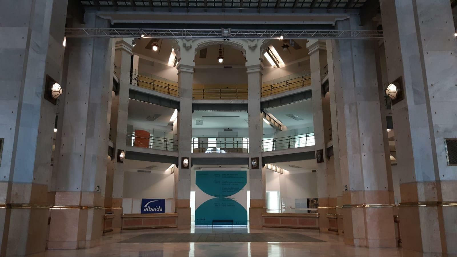 Imagen de de la obra del Palacio de Cibeles en Madrid.