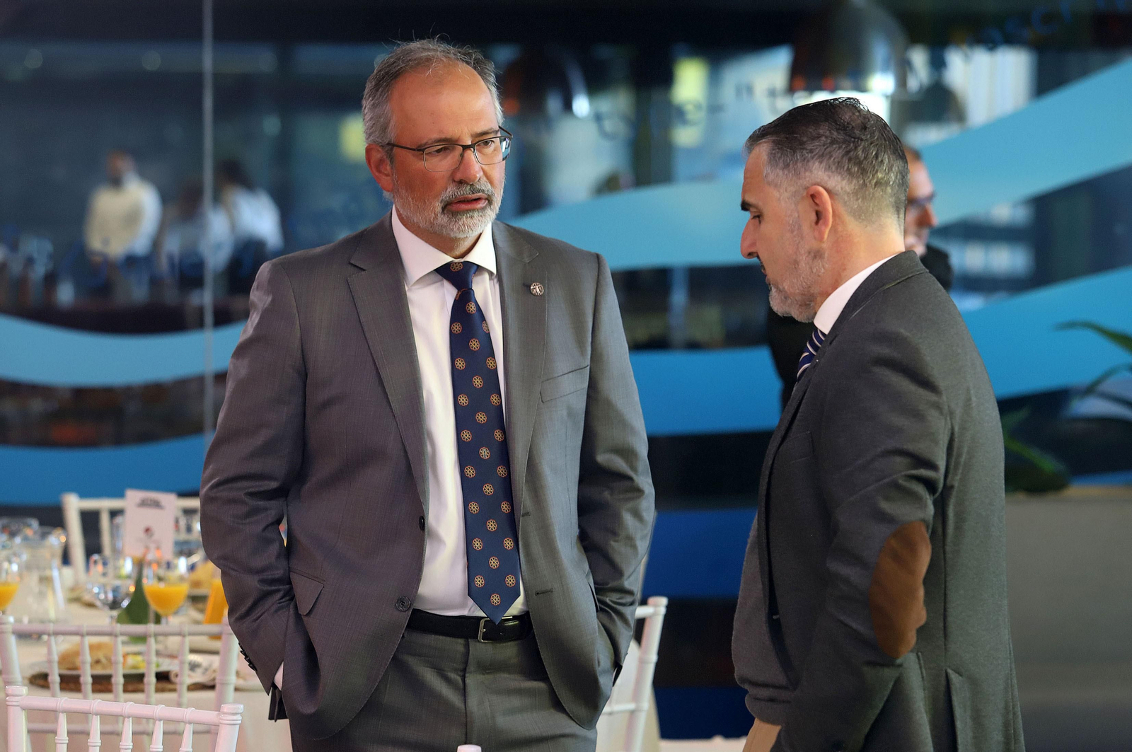 Imágenes de los asistentes al Desayuno Coloquio "Economía azul, claves para el desarrollo sostenible" organizado por el Grupo Joly