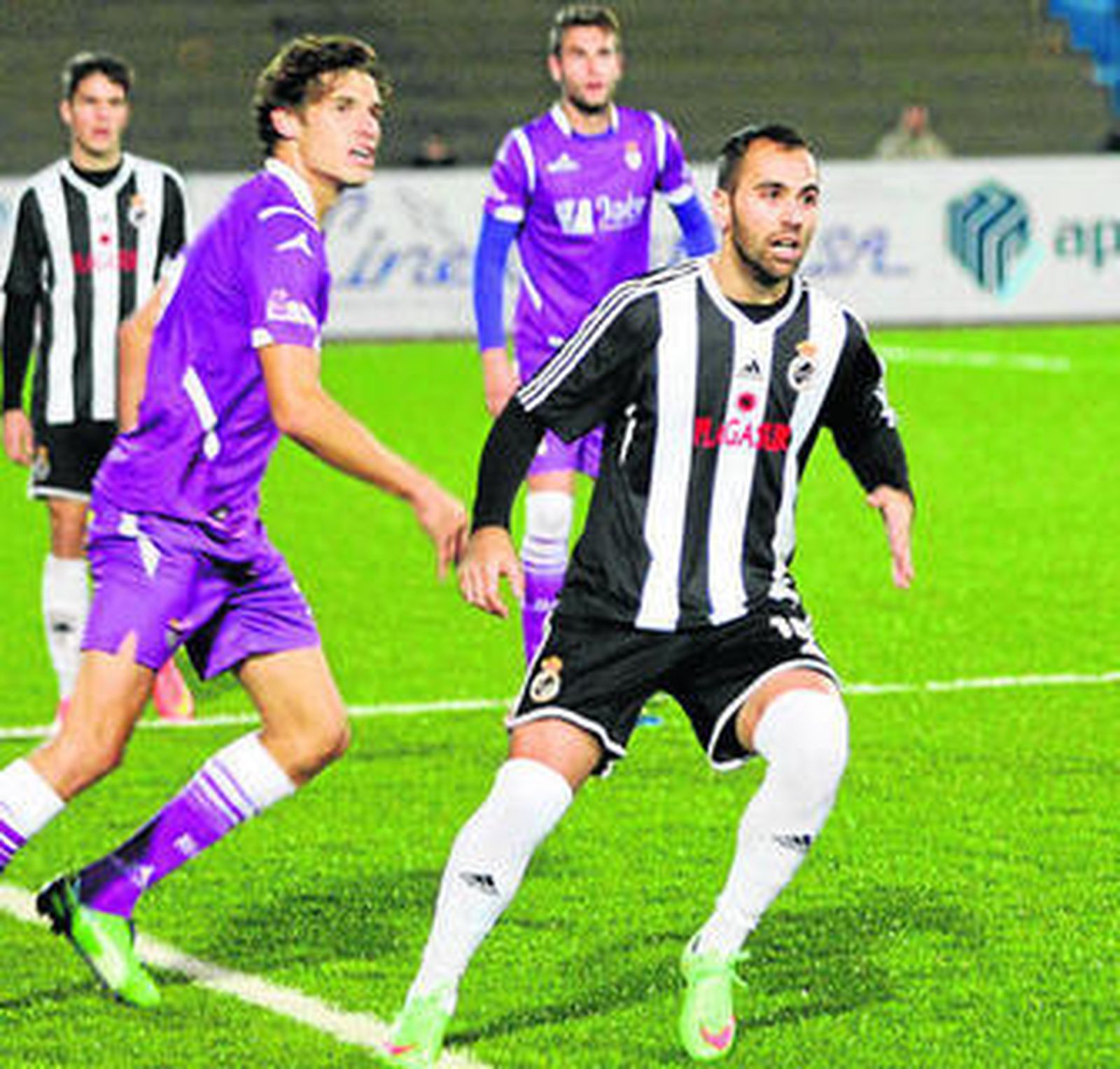 El ya exalbinegro Migue Montes, en el partido de la Balona con el Jaén.