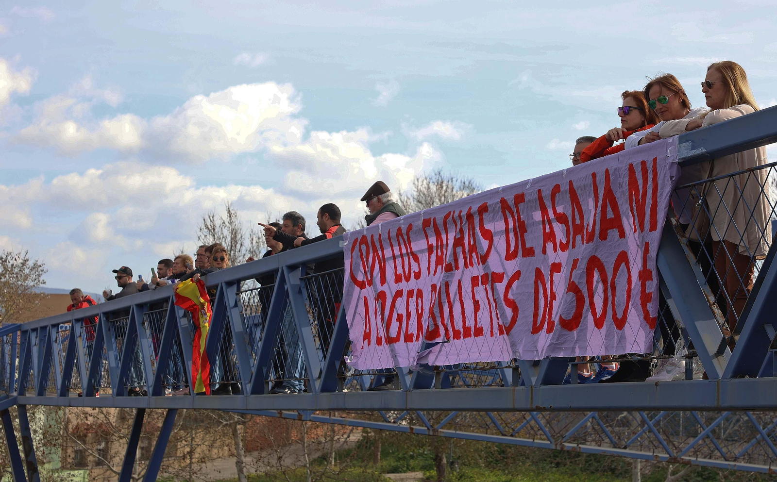 Imágenes de las protestas de los agricultores en Algeciras