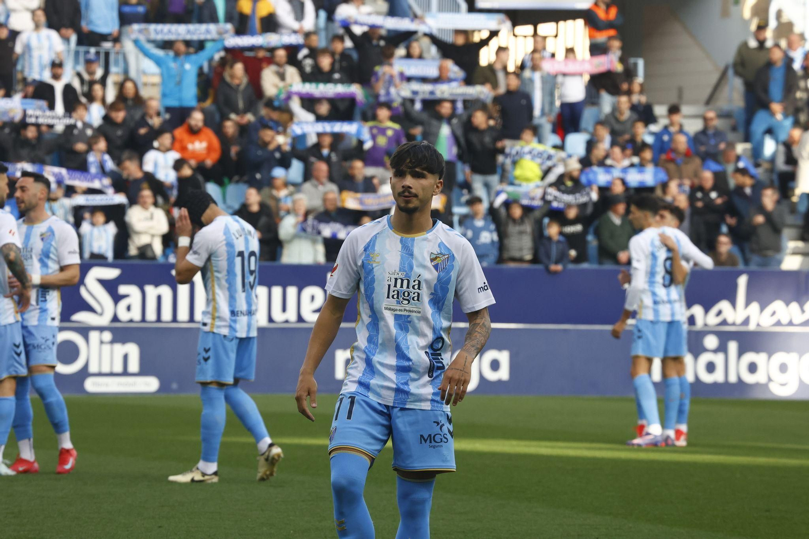 El Málaga CF-Racing de Ferrol, en fotos