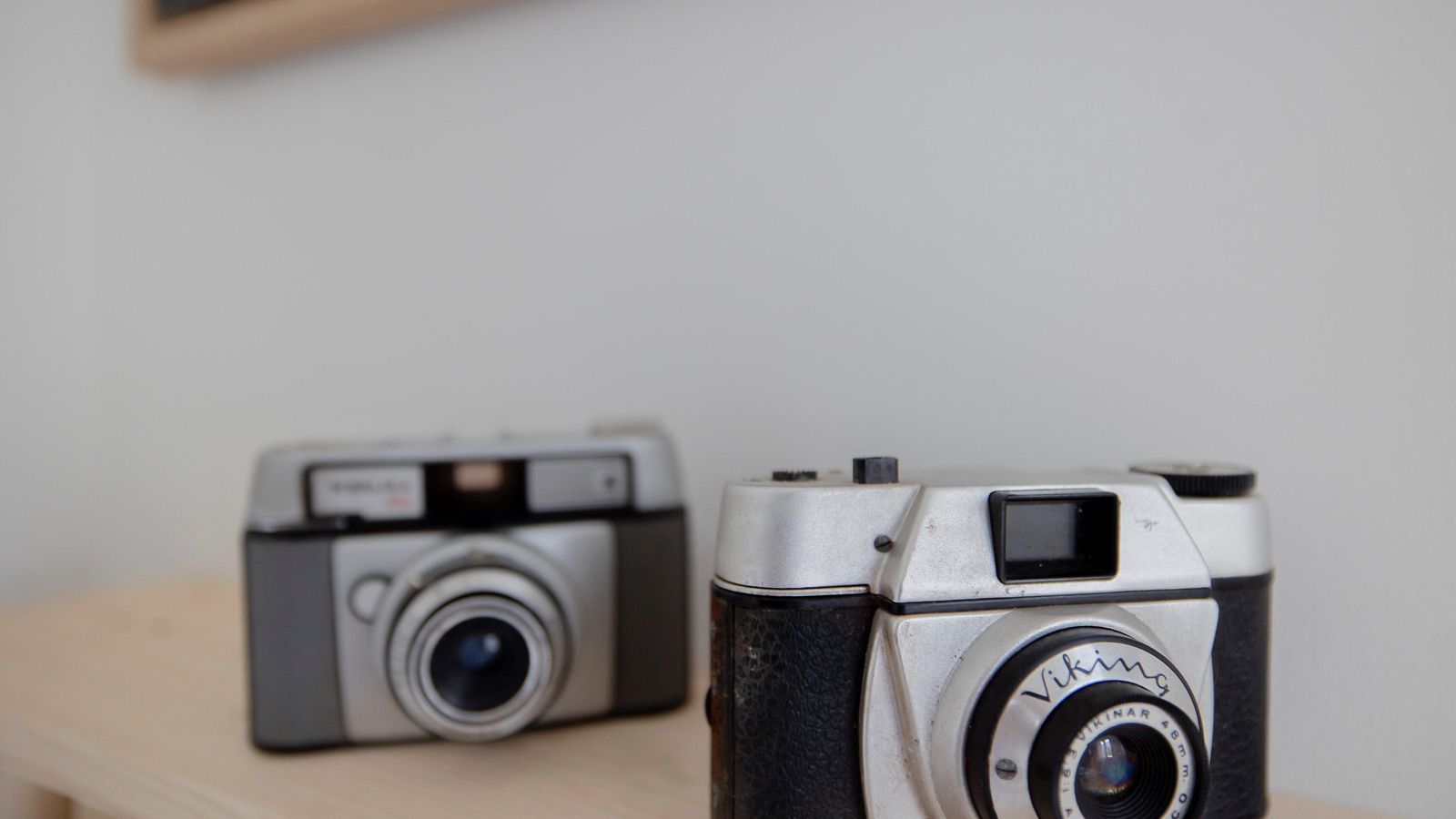 Detalles de cámaras antiguas.