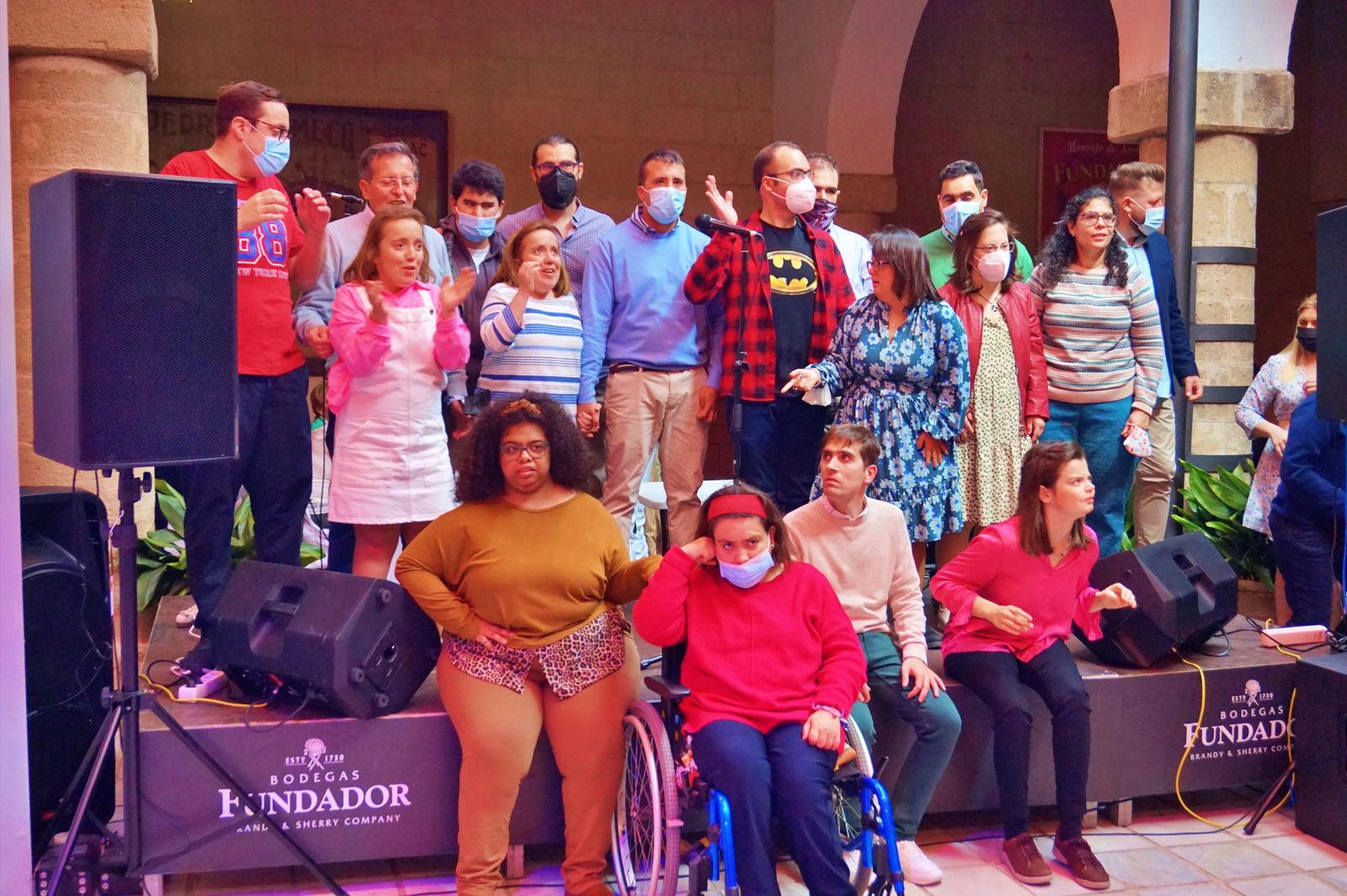 Un momento de la gala celebrada en Fundador.