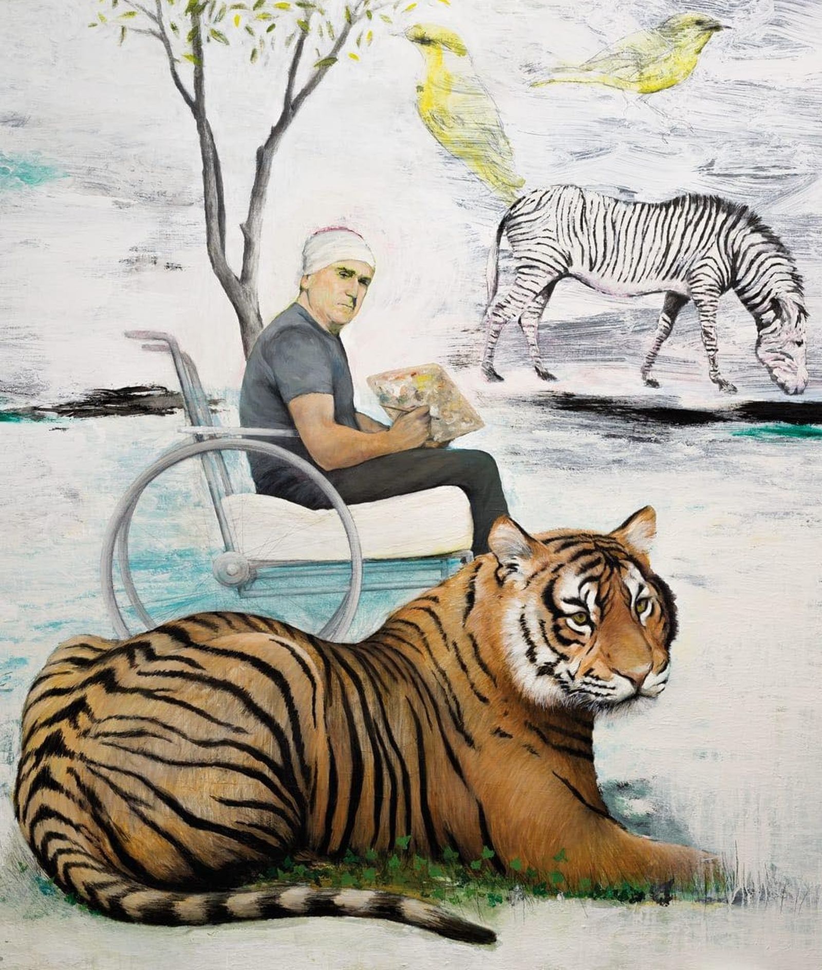 Una obra  del pintor granadino Juan Vida