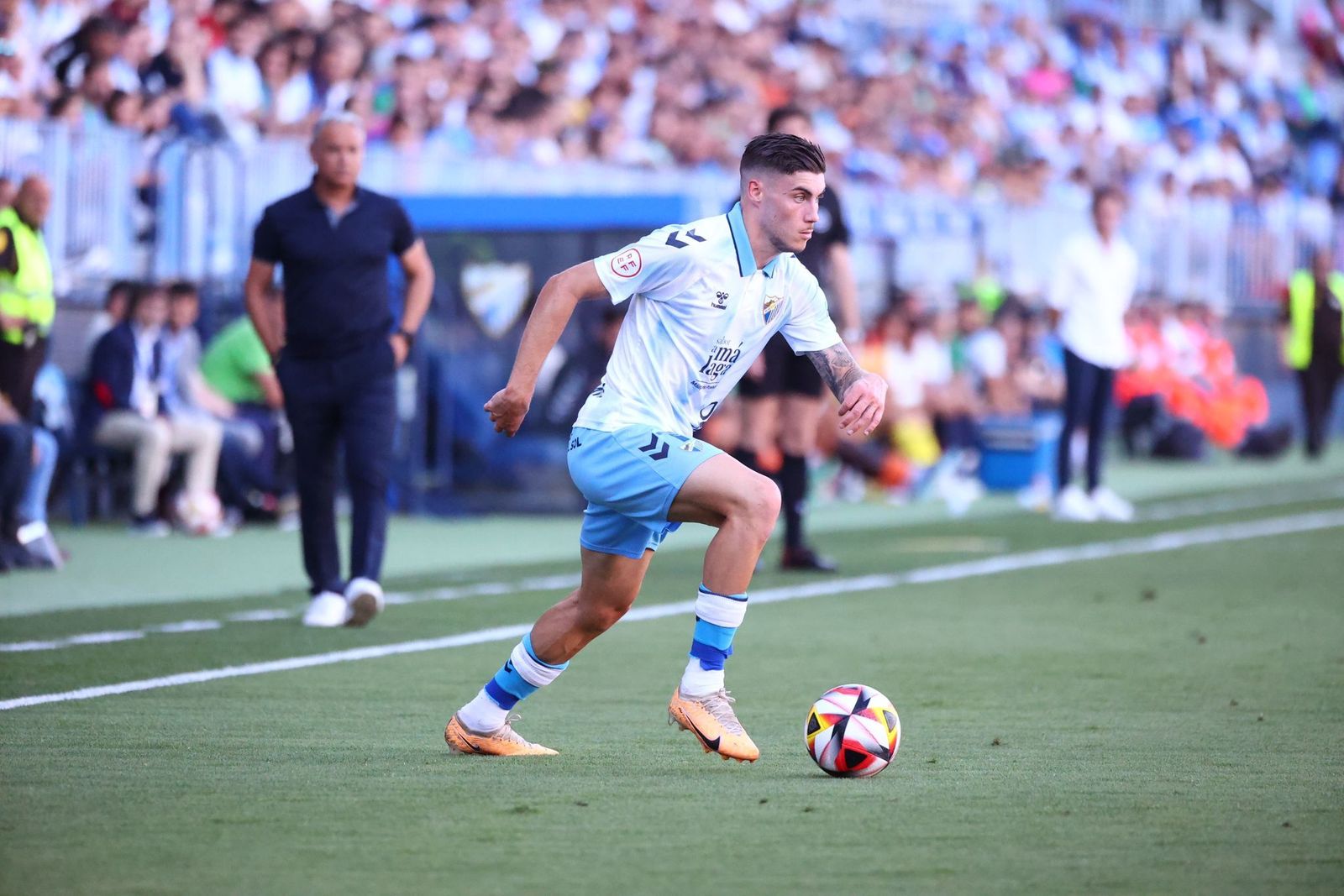 El Málaga CF - Antequera, en fotos