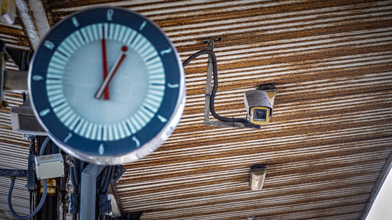 Las imágenes del estado de la estación de trenes en Cortadura