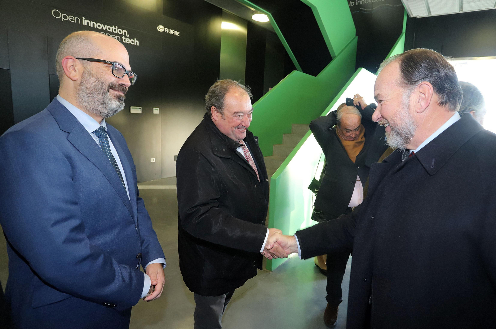 Imágenes de los invitados a la conferencia y desayuno-coloquio con Antonio Sanz en el Foro Joly Andalucía