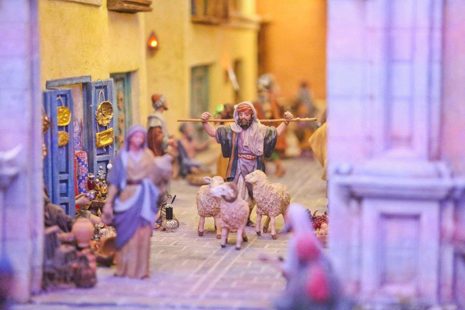 El Belén monumental hebreo que puede verse en el Archivo Municipal de Málaga esta Navidad (fotos)