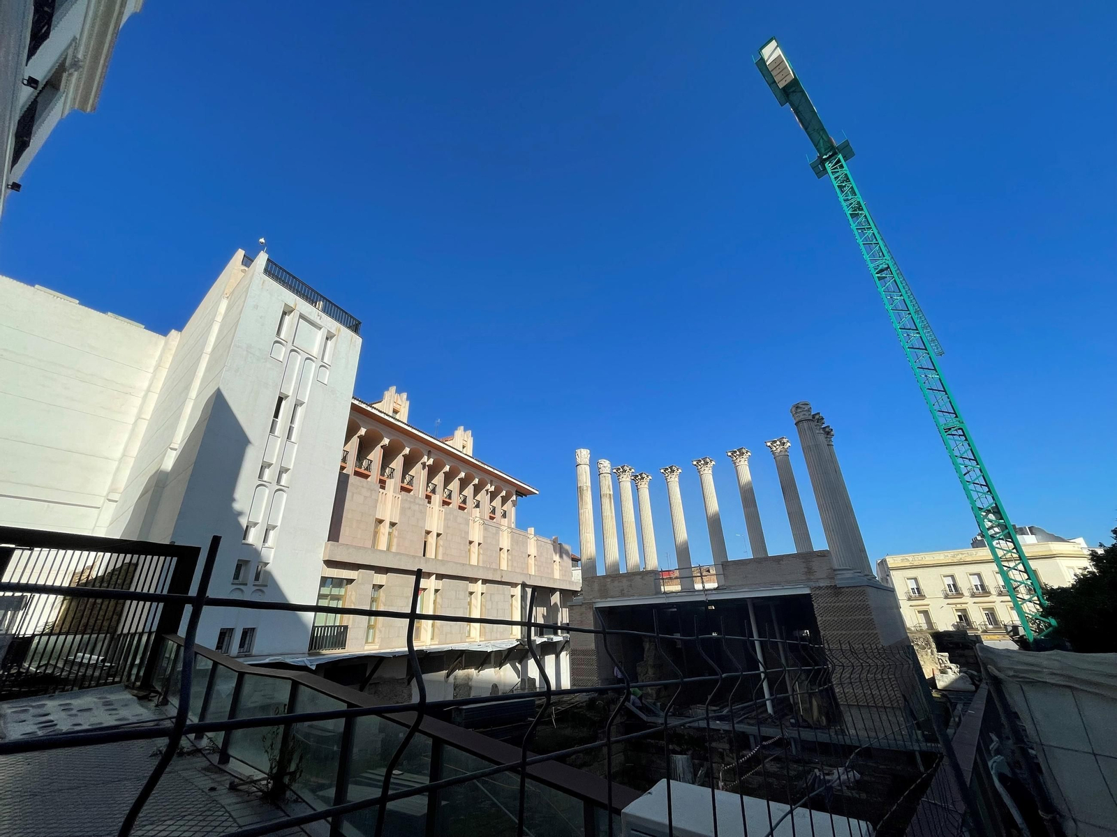 Las obras del Templo Romano de Córdoba afrontan su recta final