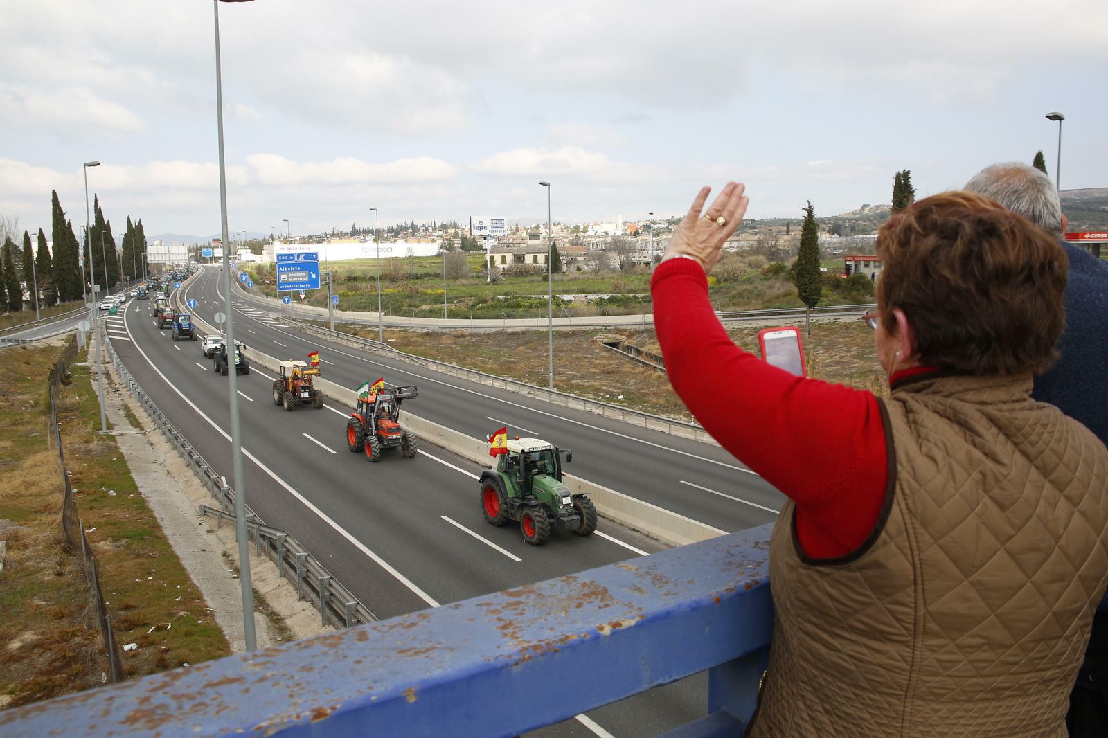 Curiosidades: las mejores fotos de la manifestación del campo en Granada