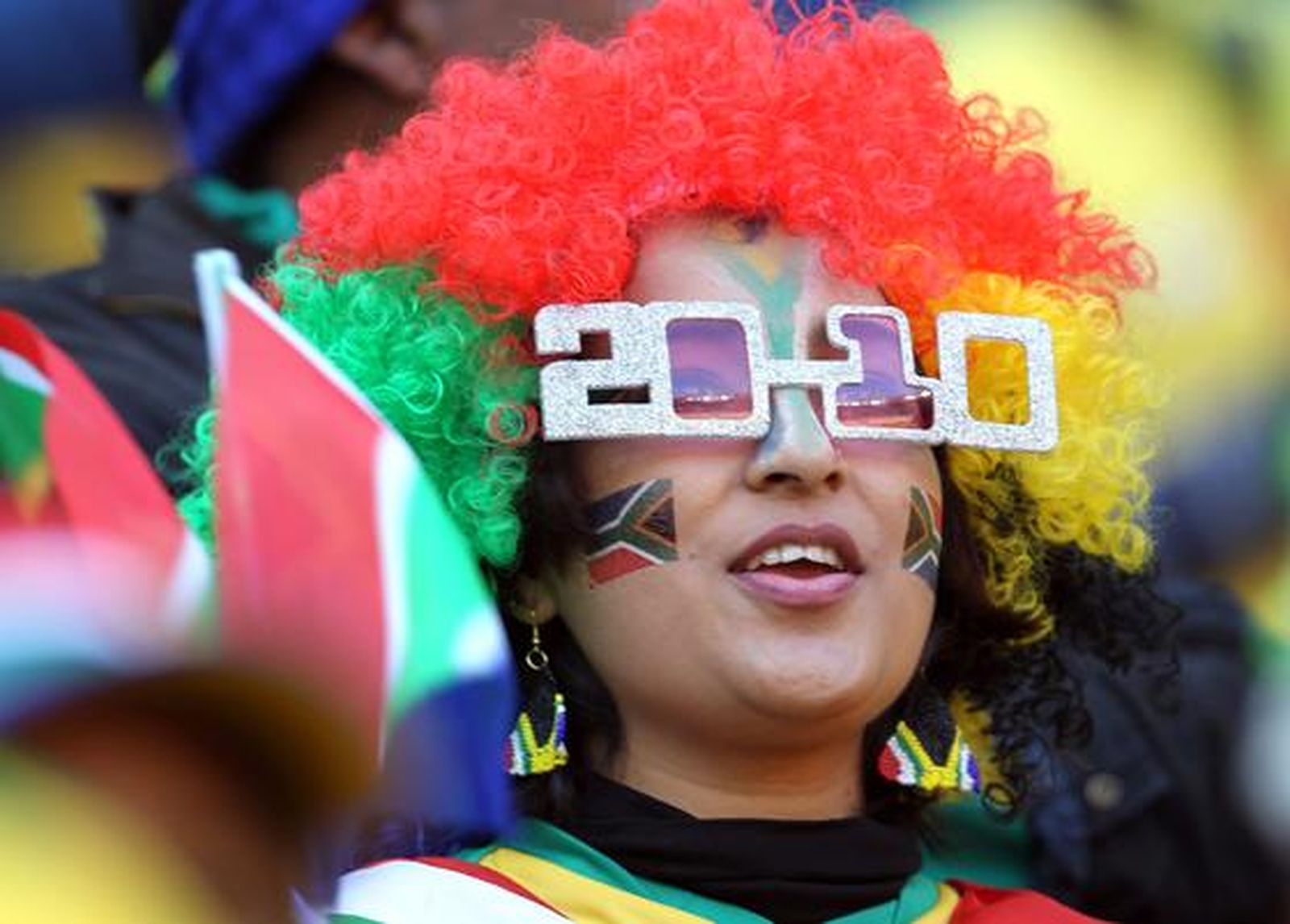 Una fiesta de música y color abre oficialmente el Mundial de Sudáfrica 2010.

Foto: Efe