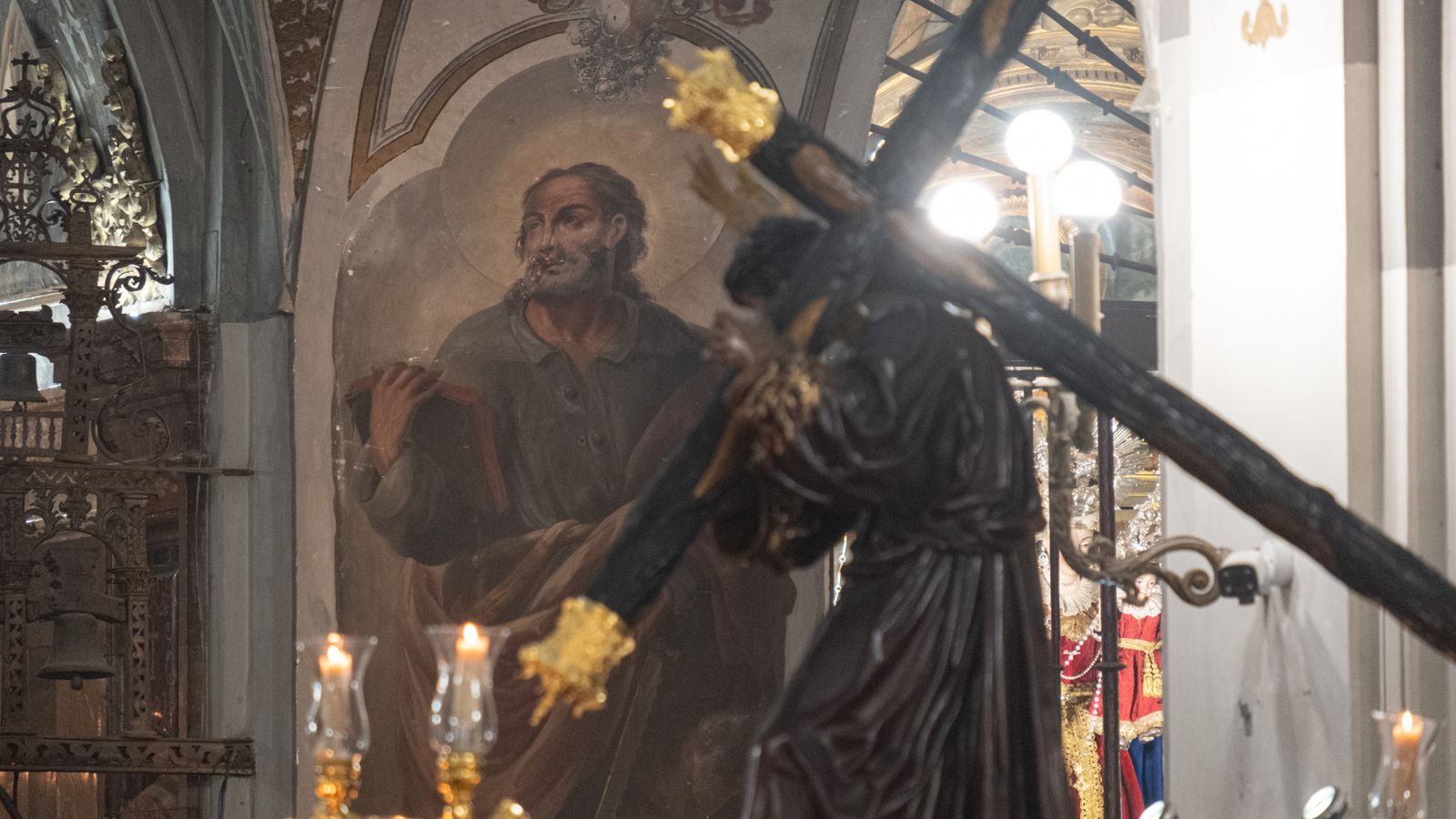 El vía crucis extraordinario de la Candelaria, en imágenes