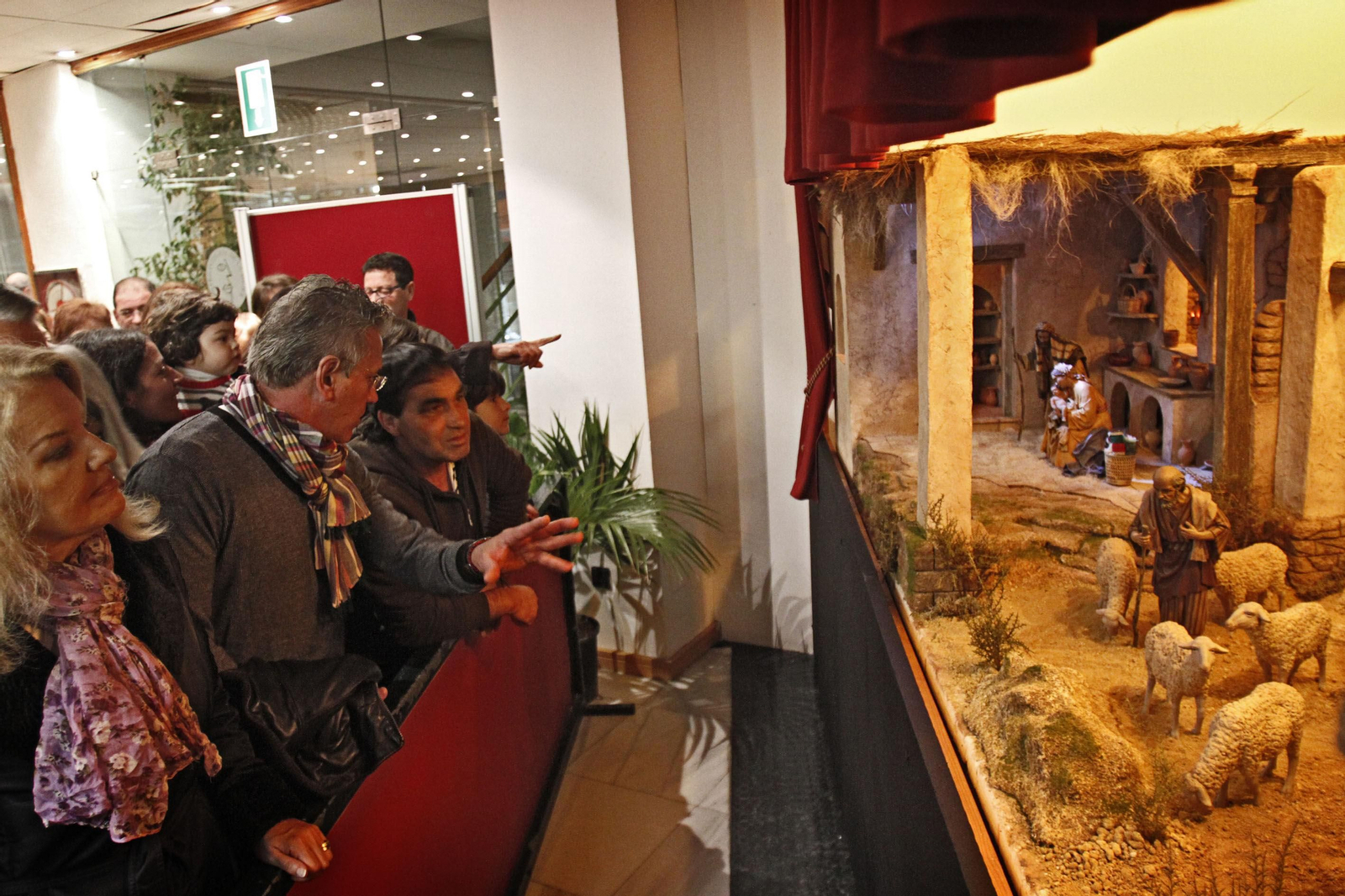 Belén municipal en el Centro Integral de la Mujer, en la Navidad de 2011.