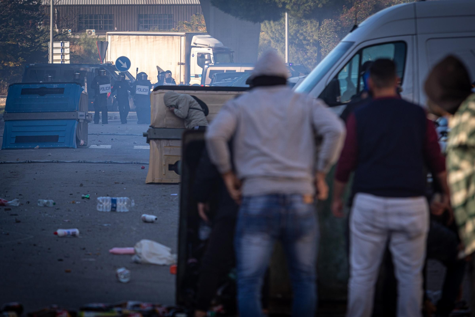 Imágenes de la novena jornada de huelga del metal en Cádiz