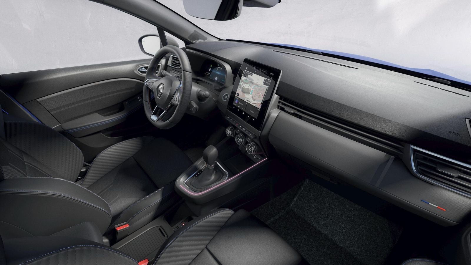 Formalmente el Clio no cambia con este restyling de puertas adentro, aunque la nueva versión esprit Alpine sí incorpora elementos nuevos.