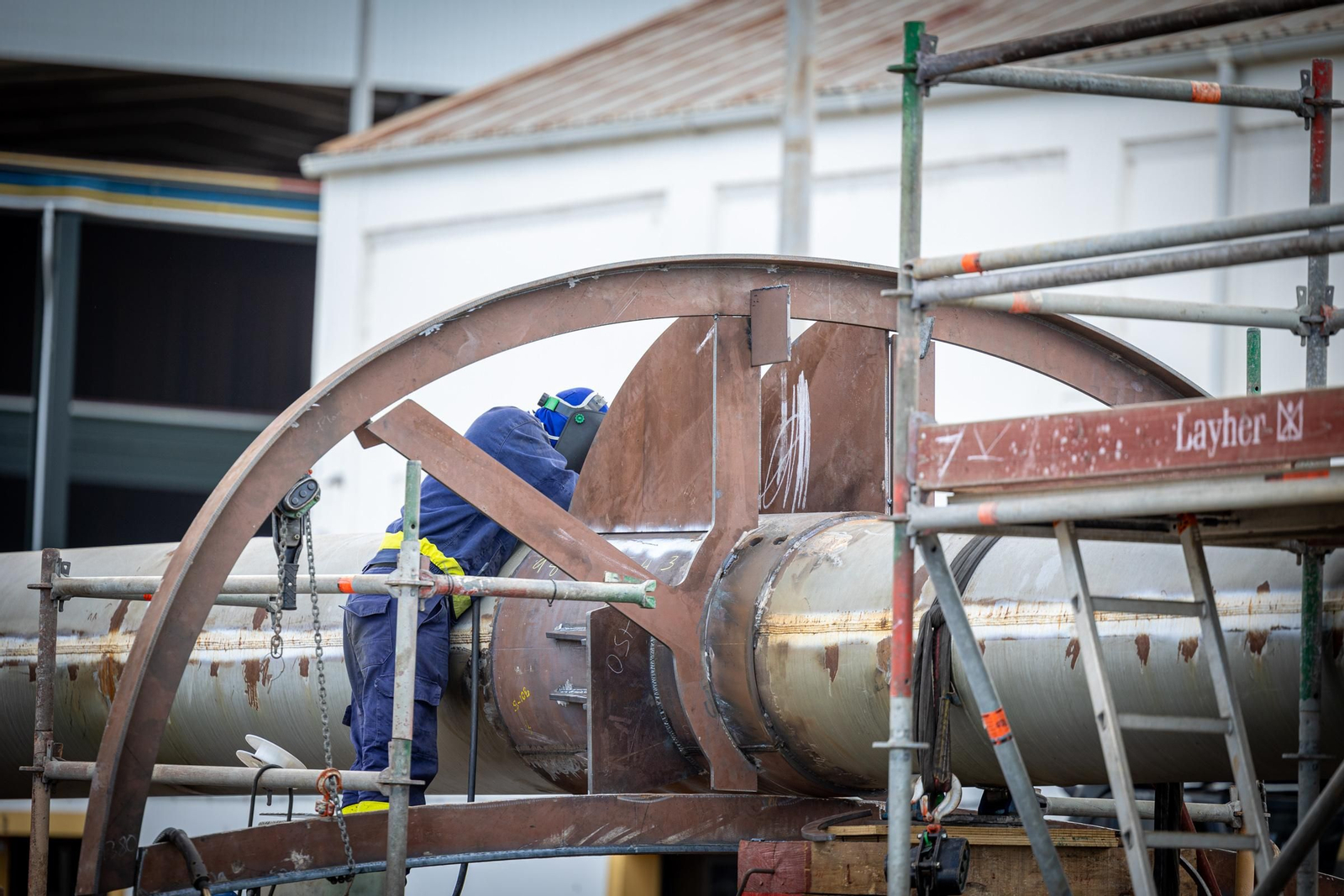 Un recorrido completo por las obras del buque escuela 'Juan Sebastián de Elcano'