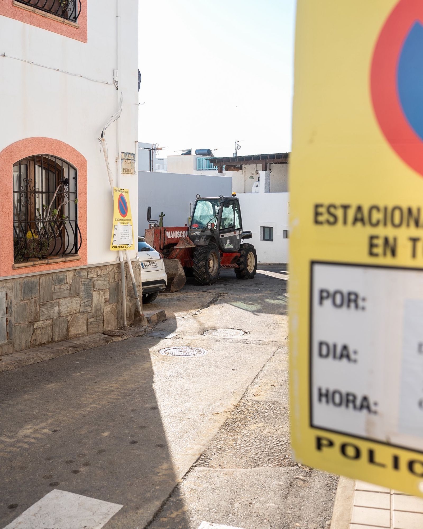 Así avanza el nuevo paseo peatonal hasta el mar de Las Negras con 'miradores al pasado'