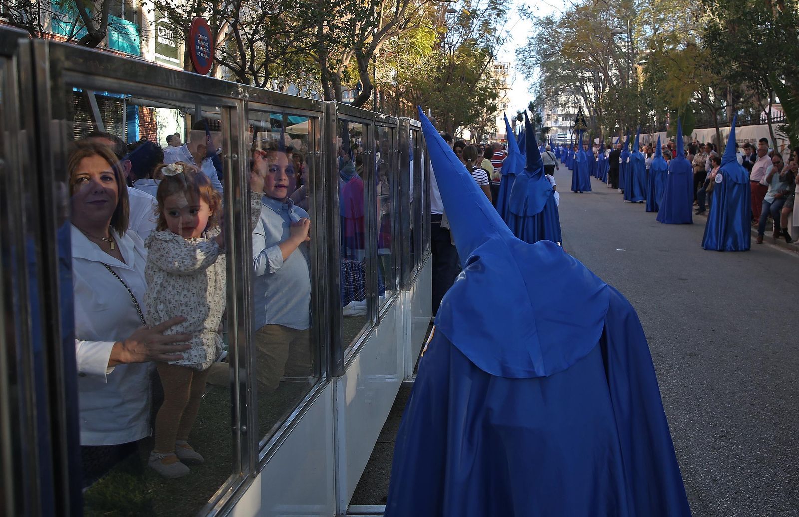 Fotos del Domingo de Ramos en Algeciras: Borriquita y Oración en el Huerto