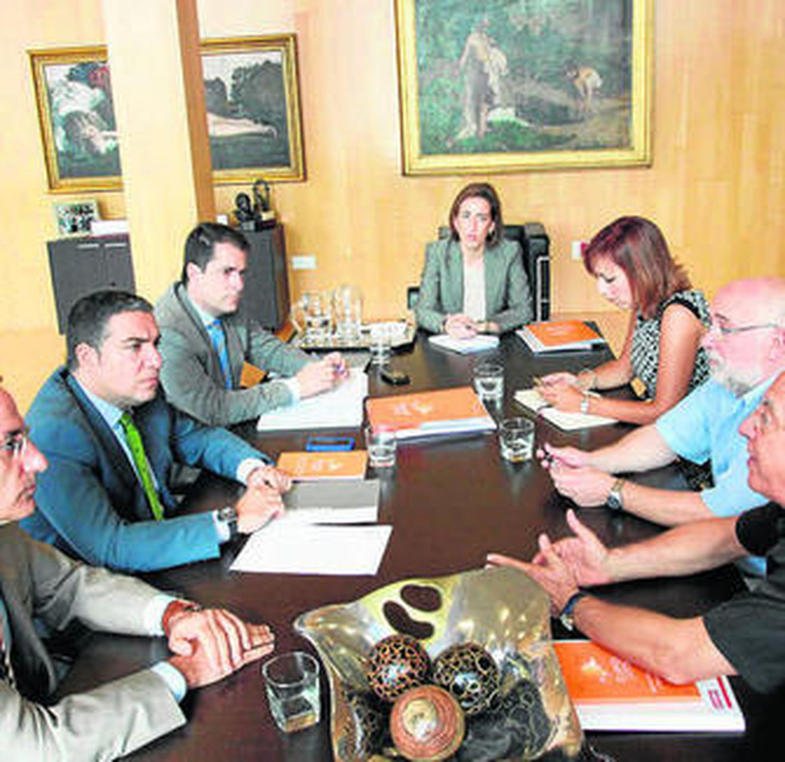 Reunión entre Bendodo, González de Lara, Ferrer y Herrera.