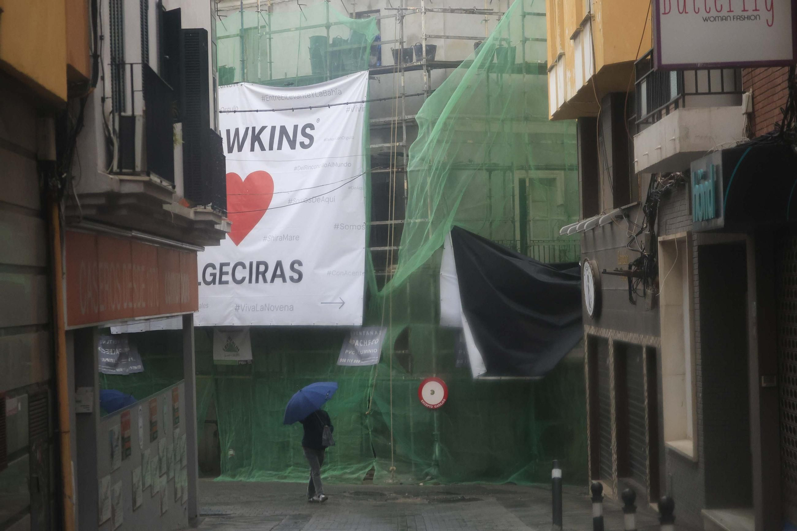 Las fotos de los efectos de la borrasca Emilia en el Campo de Gibraltar