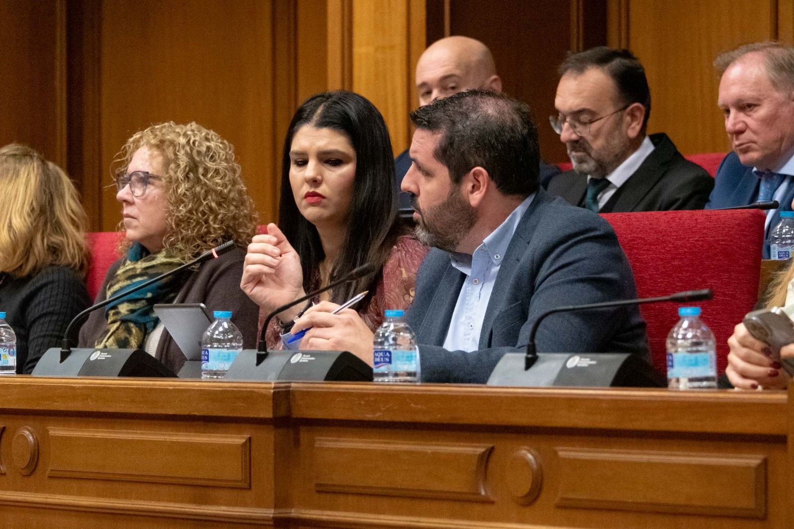 Juan Manuel del Real durante la sesión plenaria.