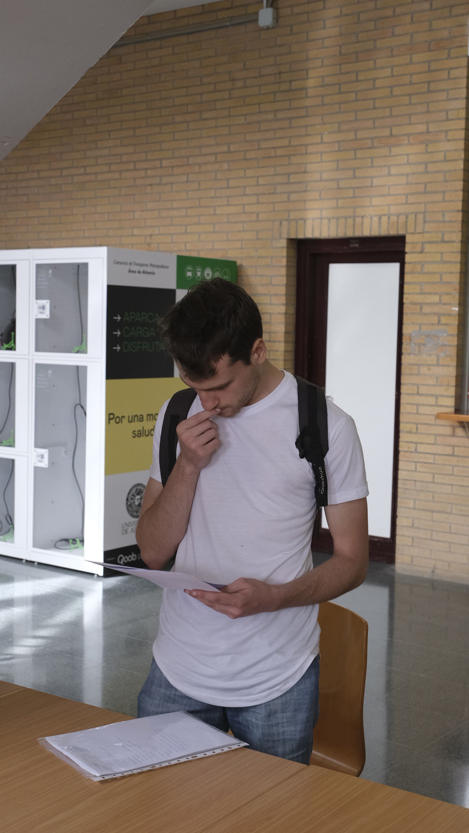 Imágenes de las pruebas de acceso de la PEvAU en la Universidad de Almería