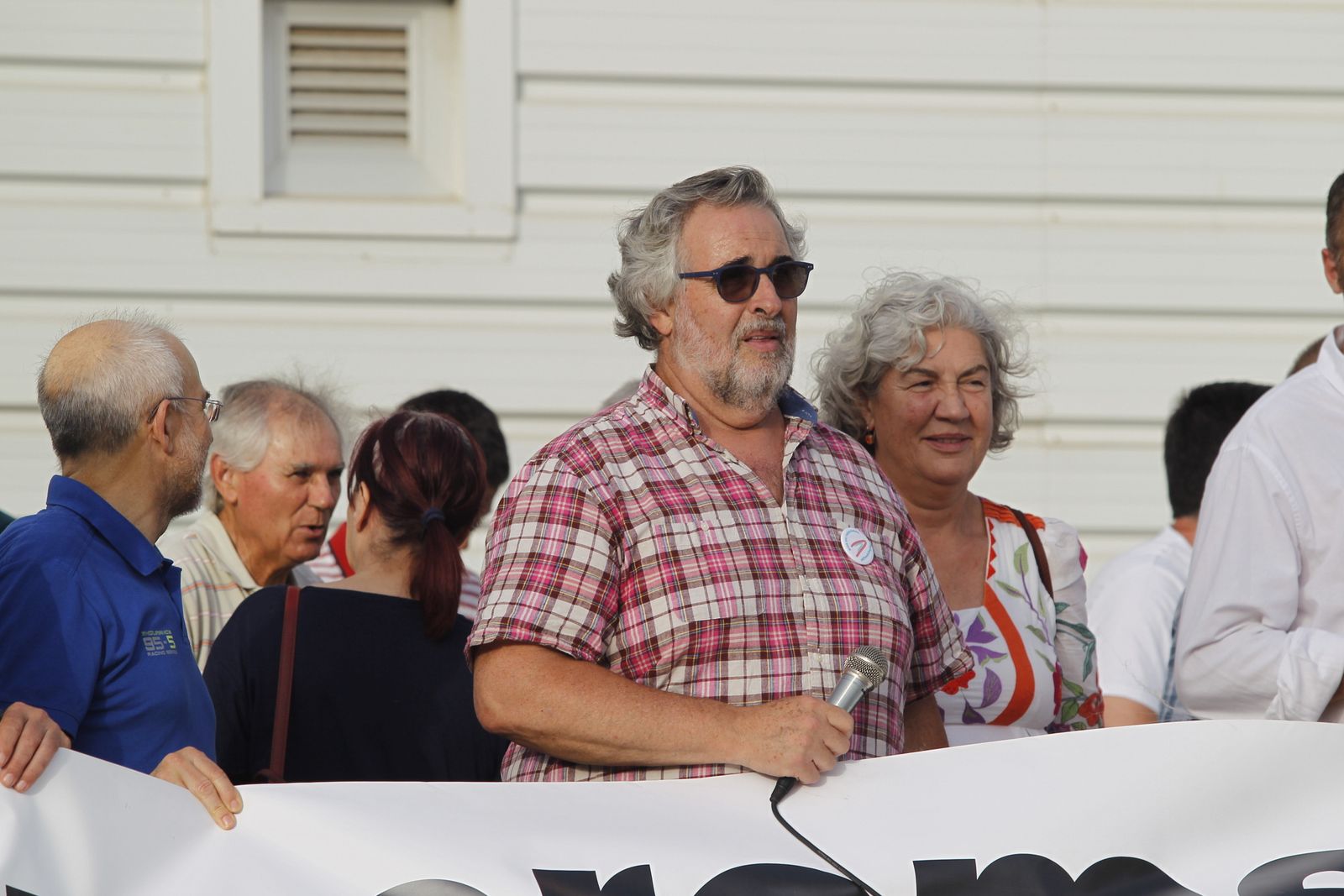 Fotogalería manifestación Mesa del Ferrocarril de Almería