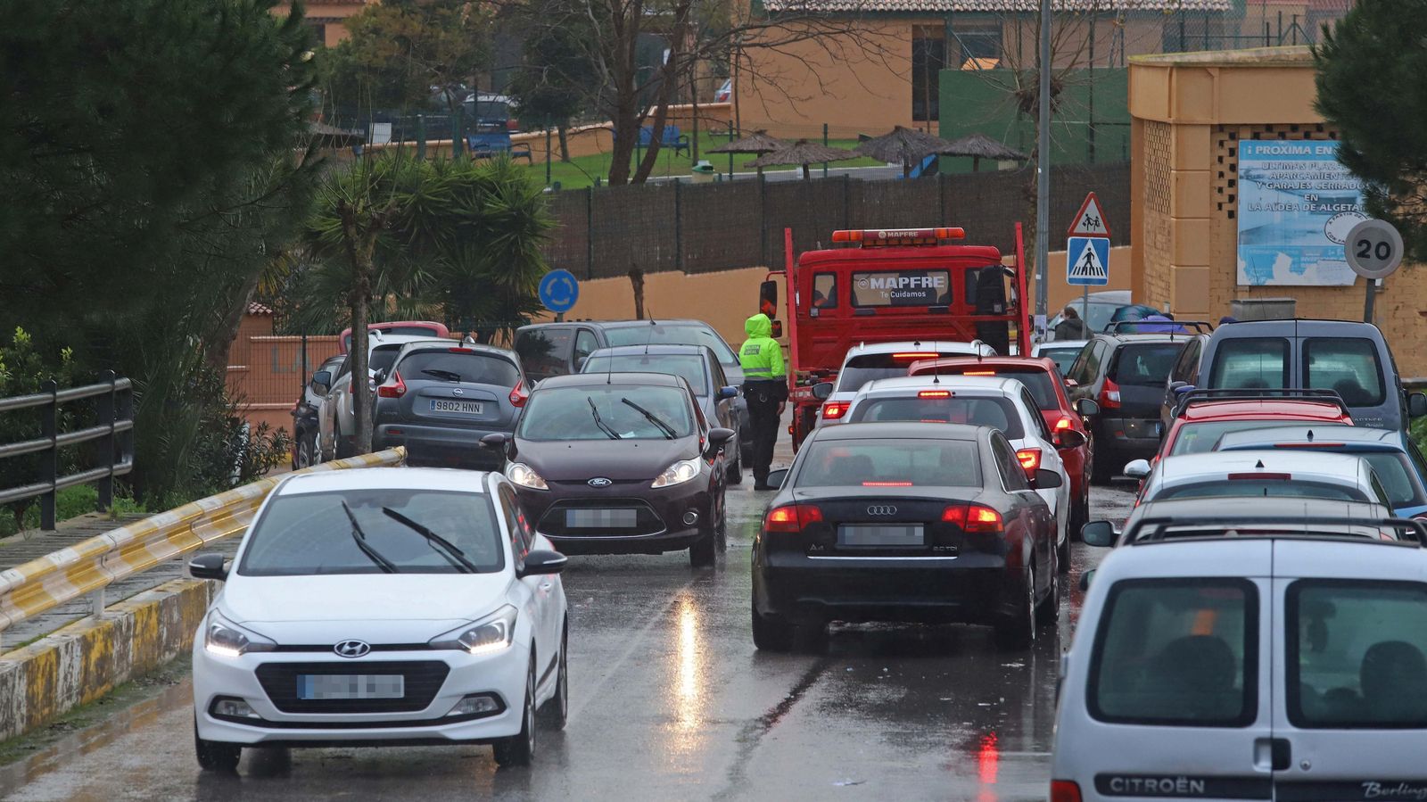 Inundaciones en la urbanización La Aldea