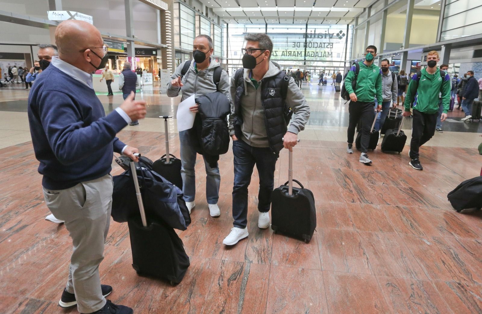 Málaga CF y Unicaja, en el mismo AVE a Zaragoza.