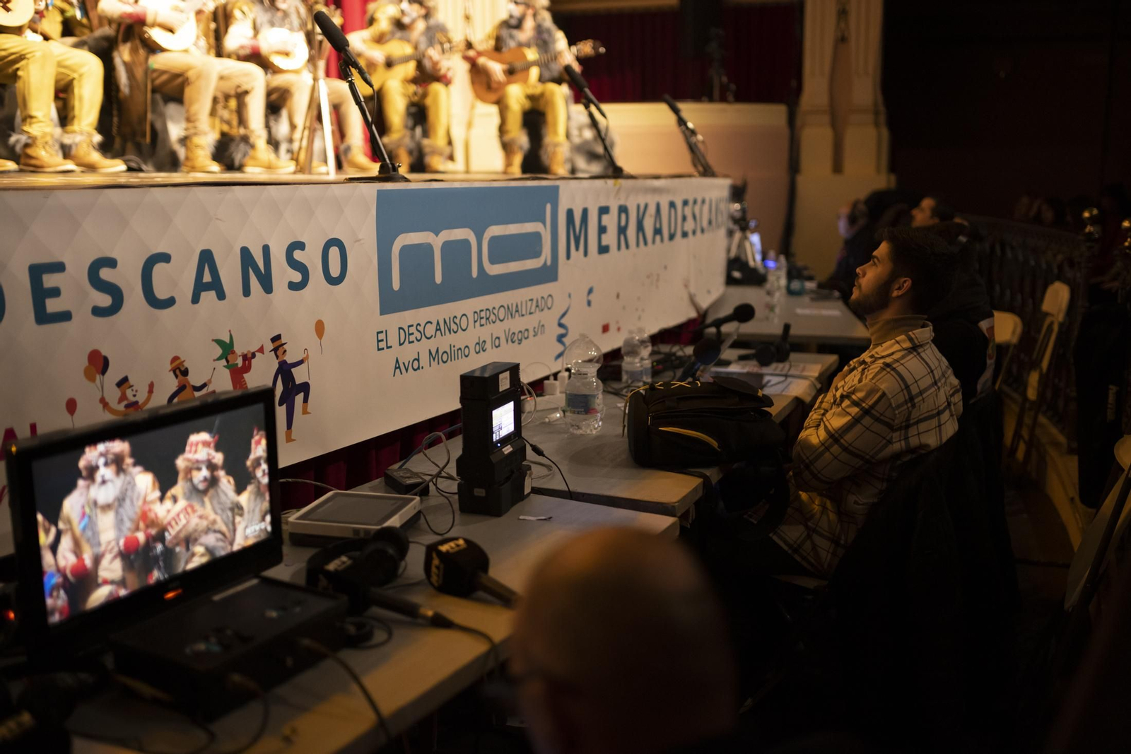 Ambiente en el último día de semifinales del Carnaval Colombino