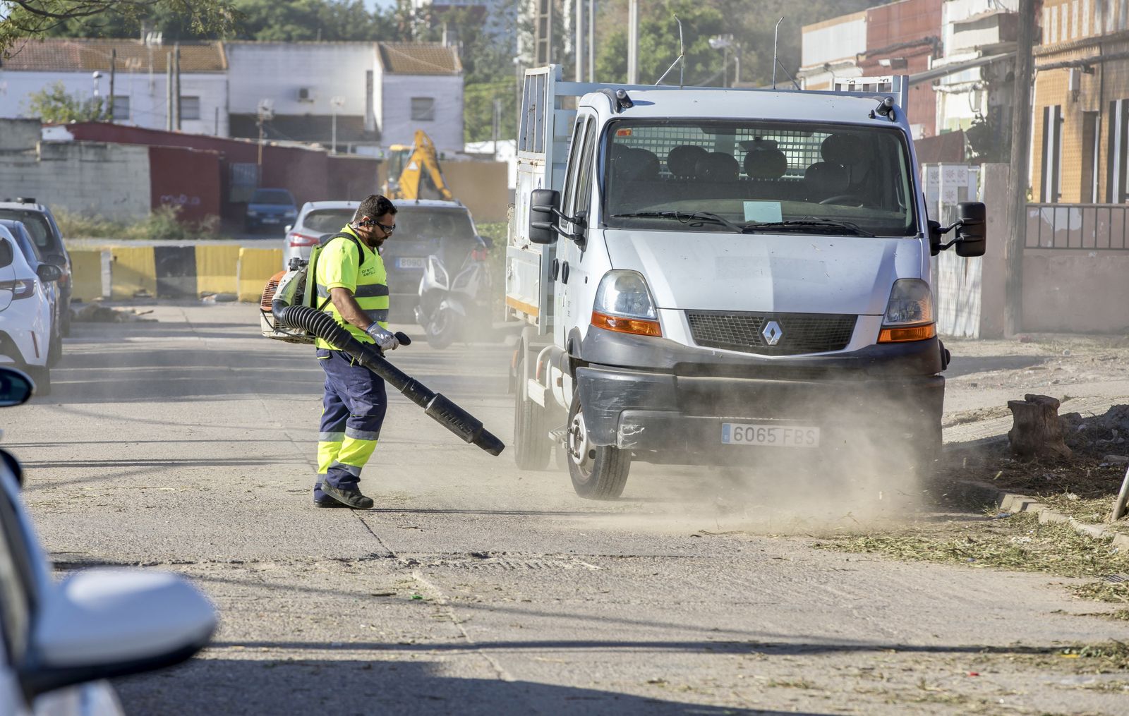 Actuaciones en la barriada de Marismas del Odiel.