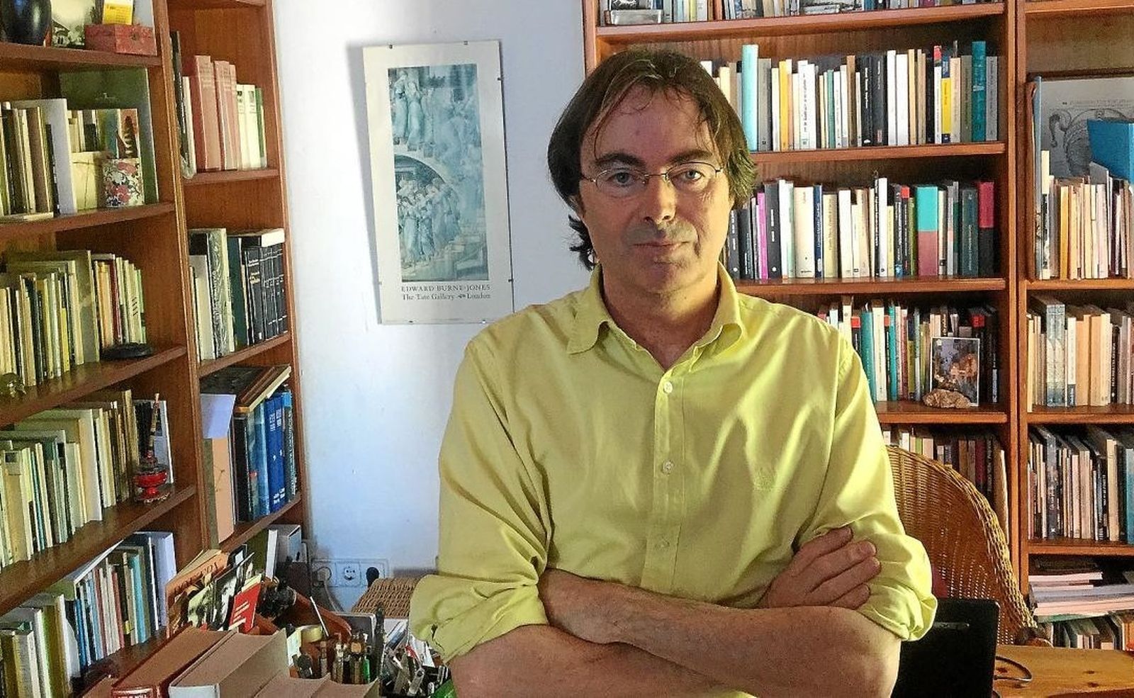 El poeta, narrador y ensayista Vicente Valero (Ibiza, 1963).