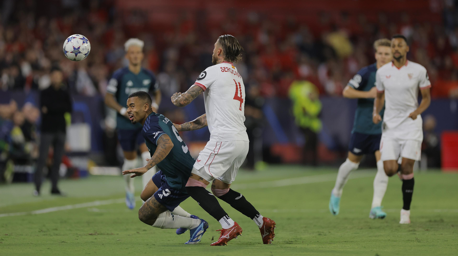 Las fotos del Sevilla-Arsenal