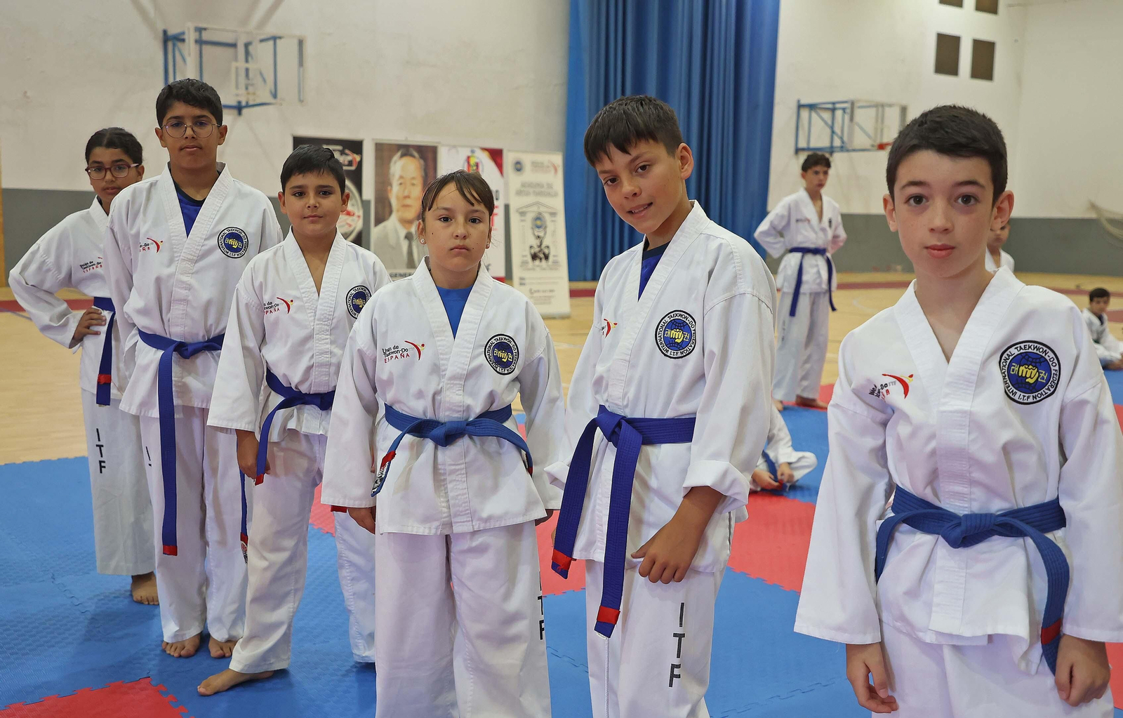 Imágenes de los exámenes de grado Taekwon - Do ITF en San Roque