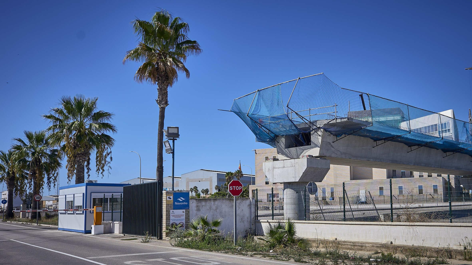 Imágenes actuales de la obra del futuro tren de La Cabezuela de Puerto Real