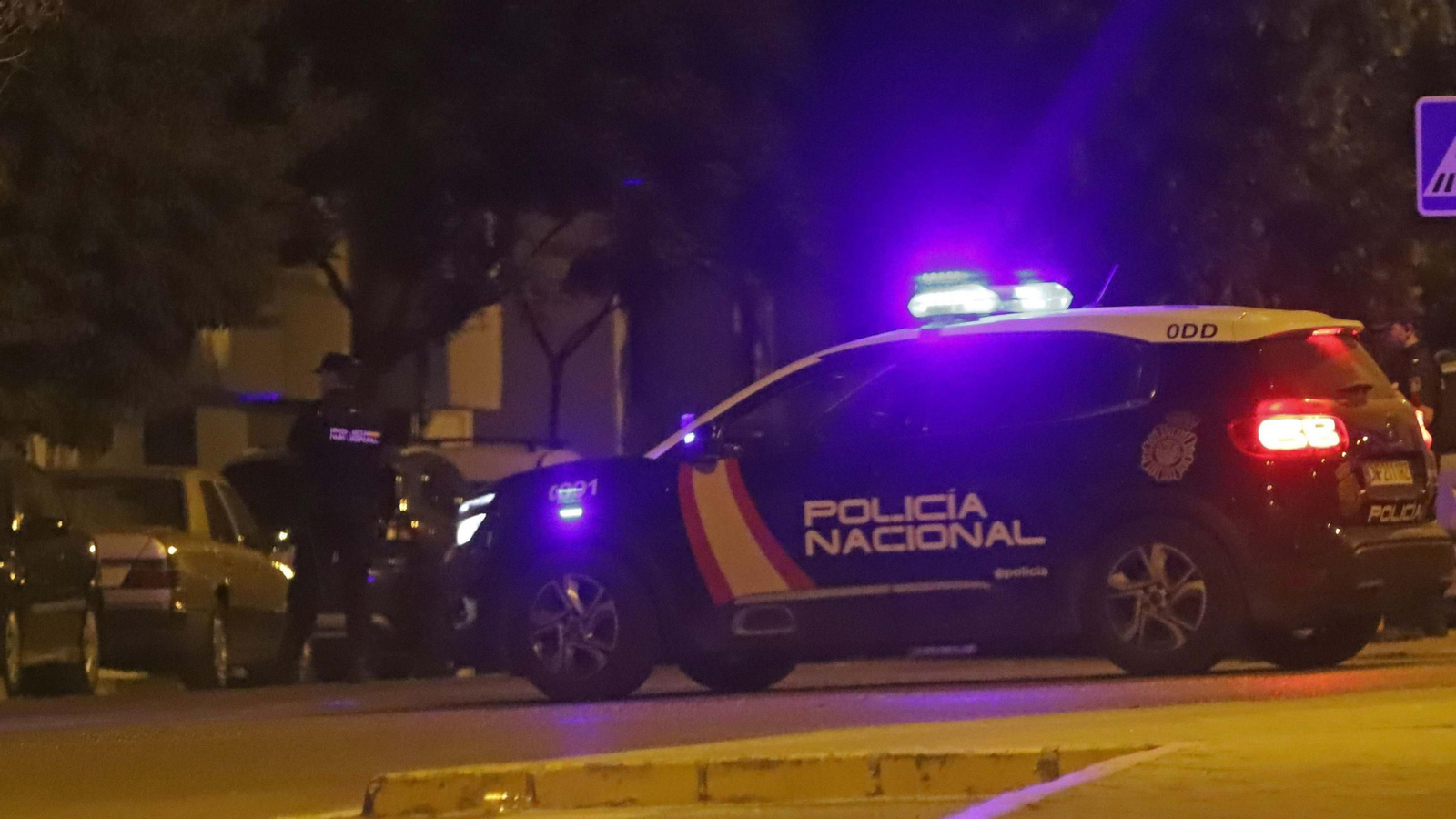 Un vehículo de la Policía Nacional.