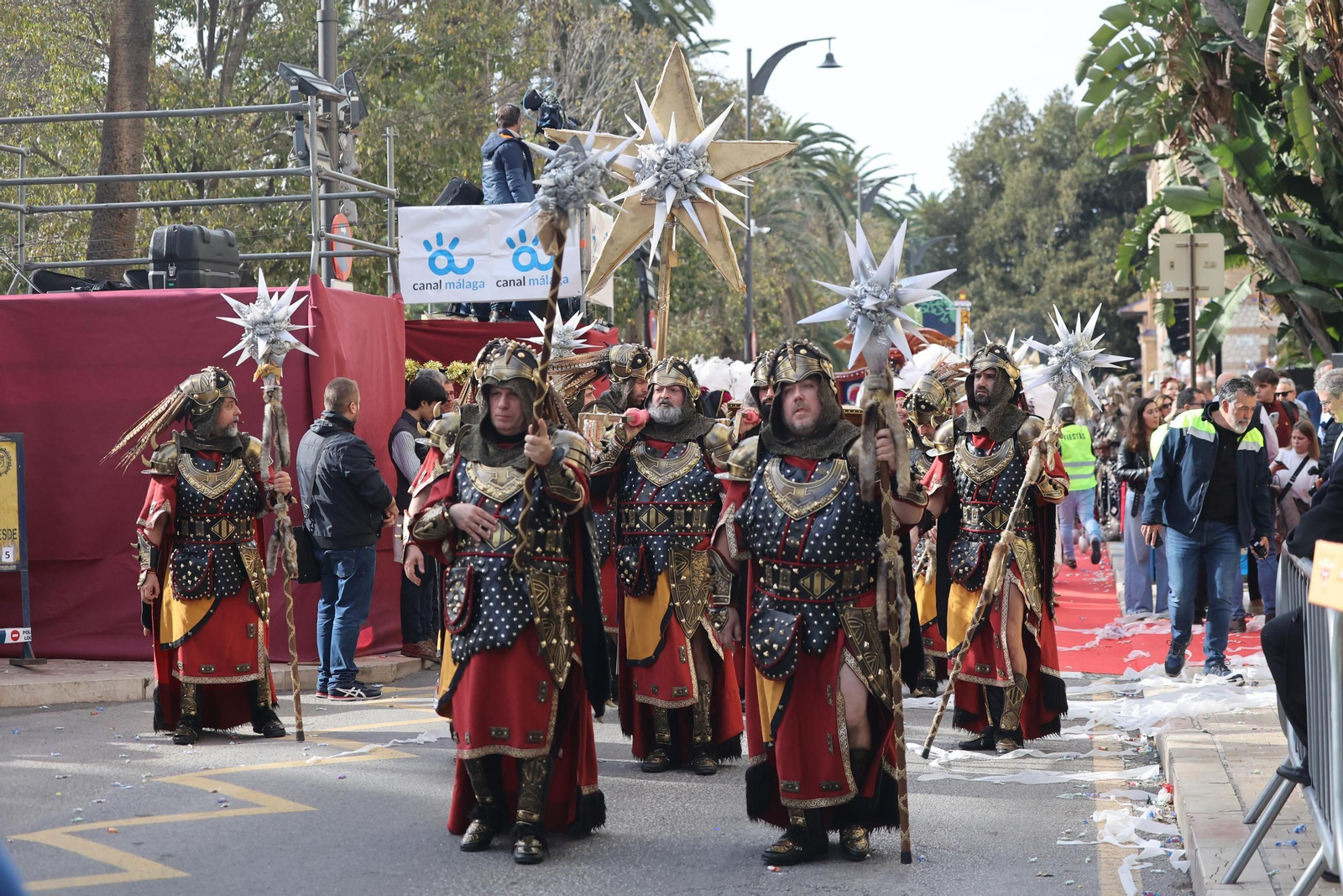 La Cabalgata de Reyes Magos de Málaga, en imágenes