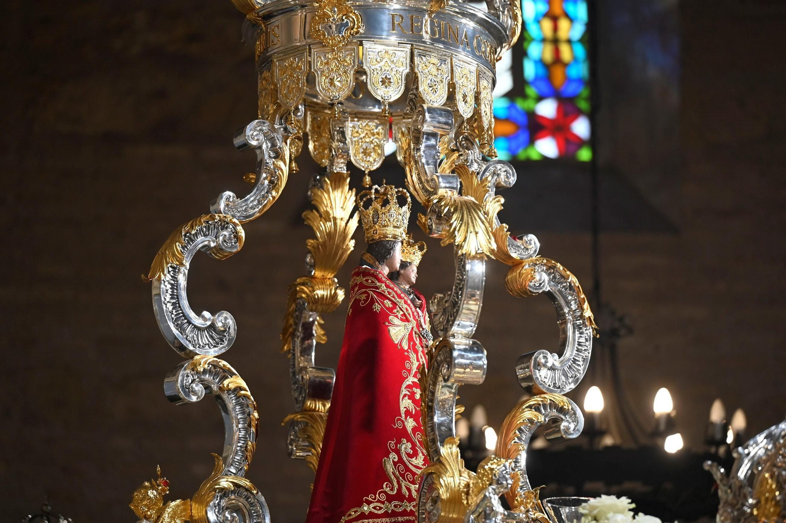 La misa en el santuario de La Fuensanta, en imágenes
