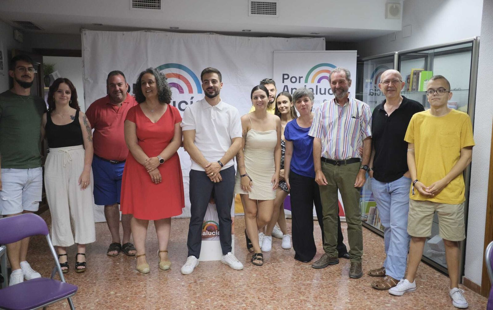 Militantes de Por Andalucía en Córdoba.