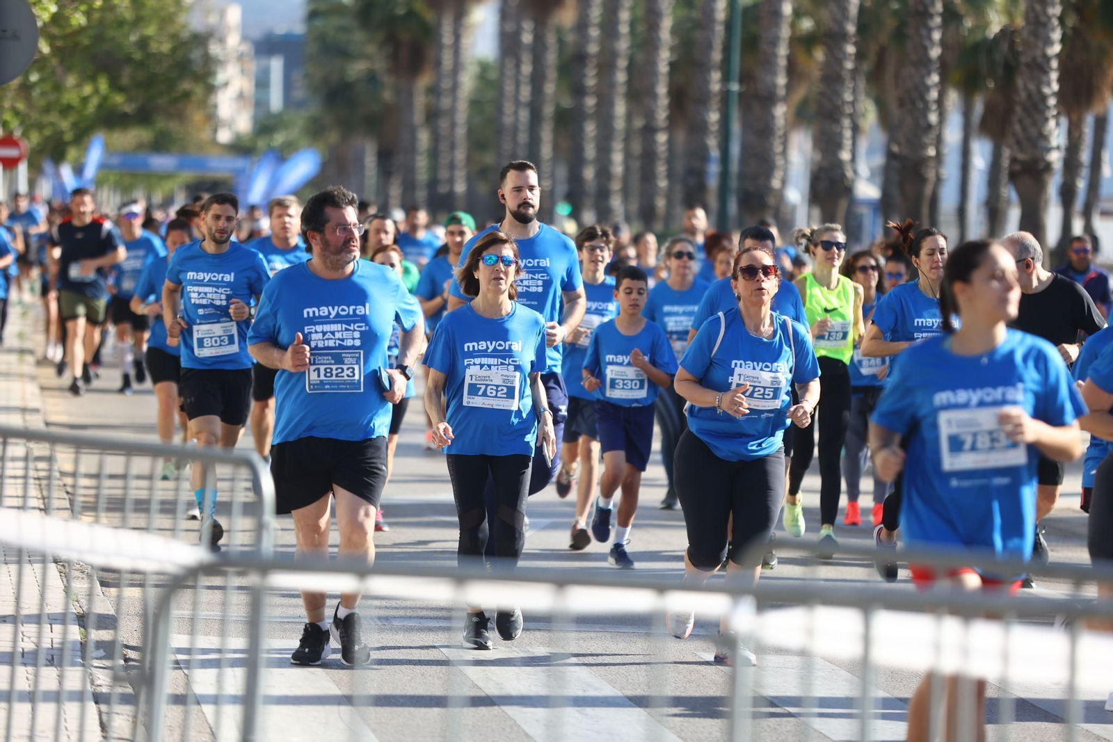 Las mejores fotos de la I Carrera Solidaria Mayoral de Málaga