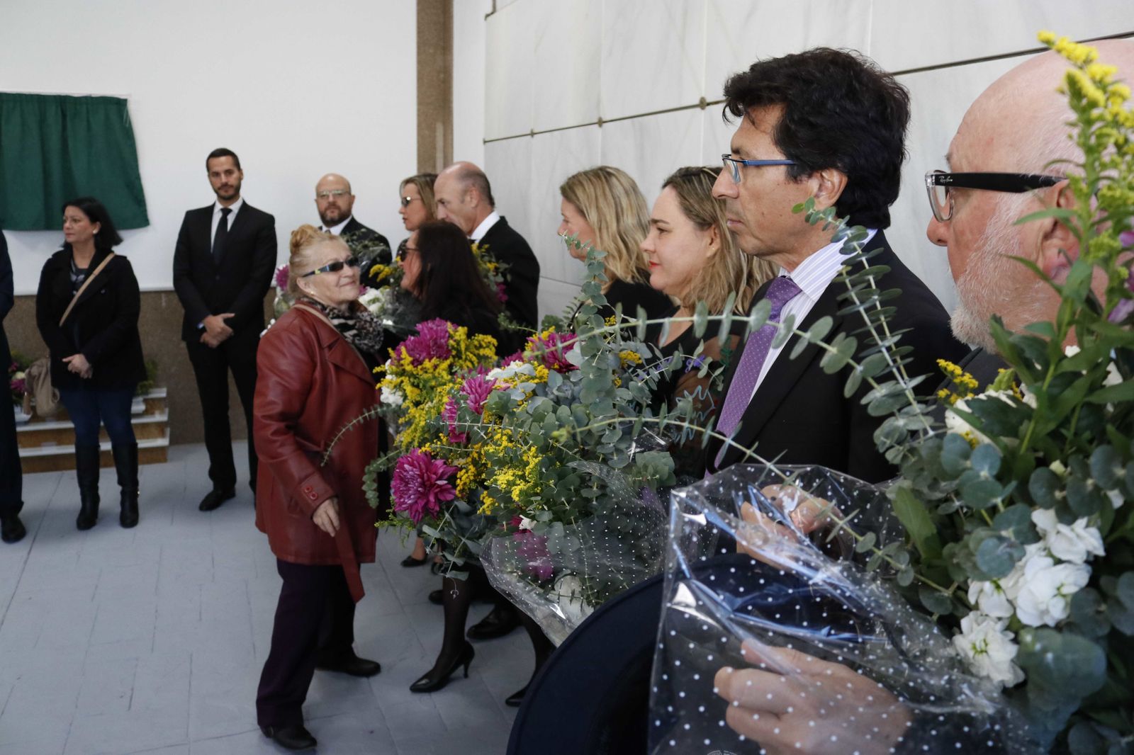 Inauguración del Panteón de los Ilustres en el cementerio de La Línea