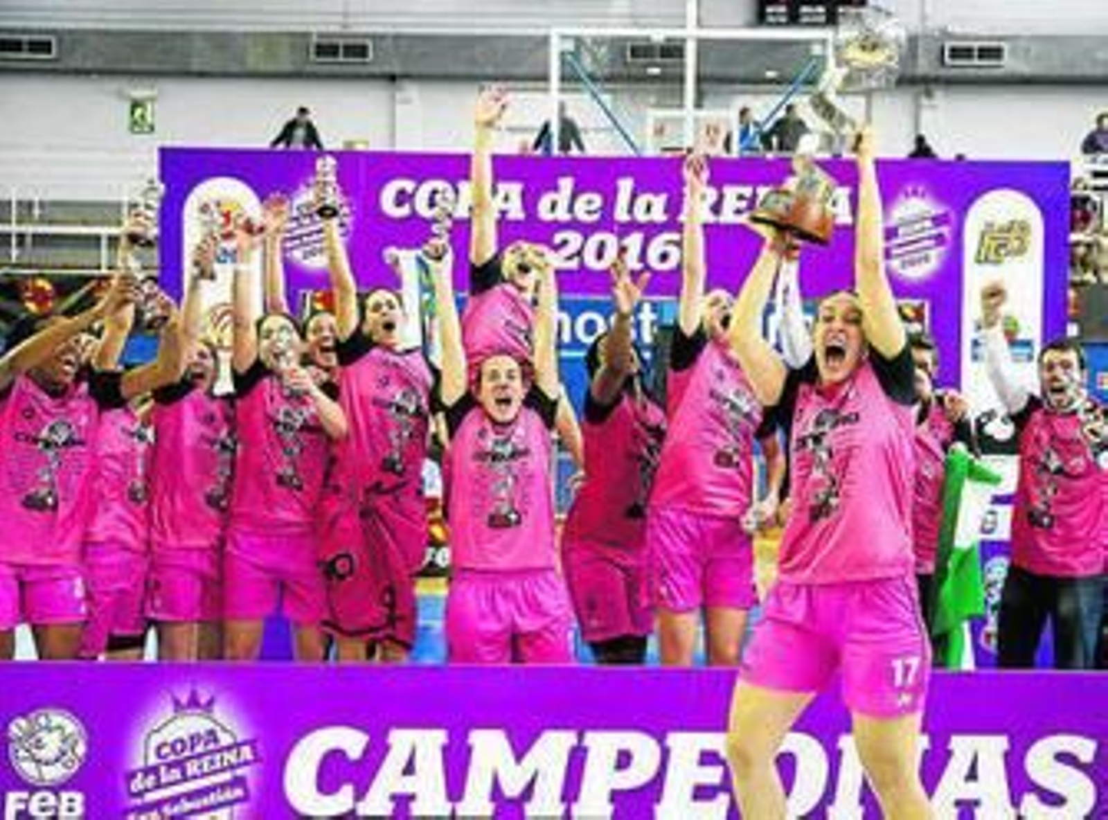 El Conquero ganó la última Copa de la Reina en San Sebastián.