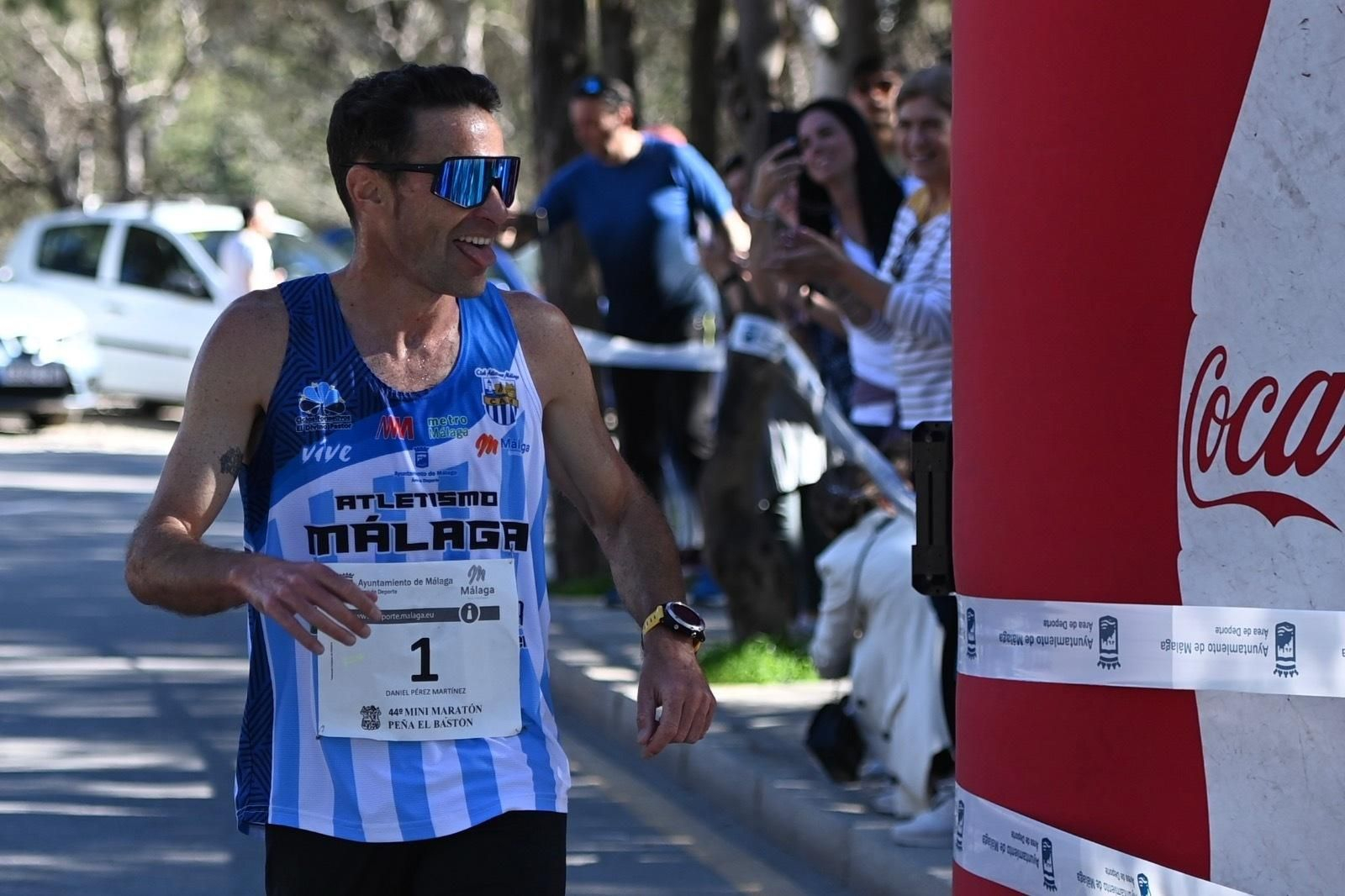 Dani Pérez, al entrar en meta.