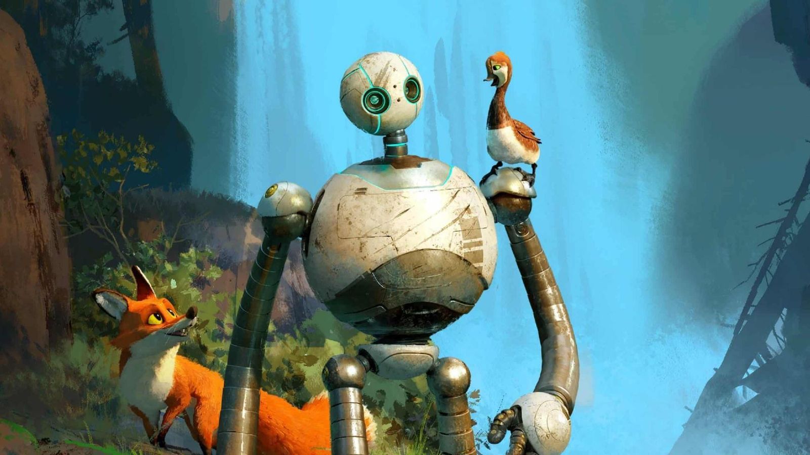 Frame de la película 'Robot Salvaje'. Frame de la película 'Robot Salvaje'.