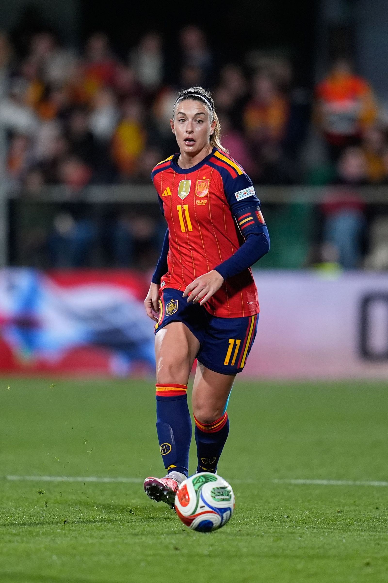 Las fotos del España-Islandia de fútbol femenino