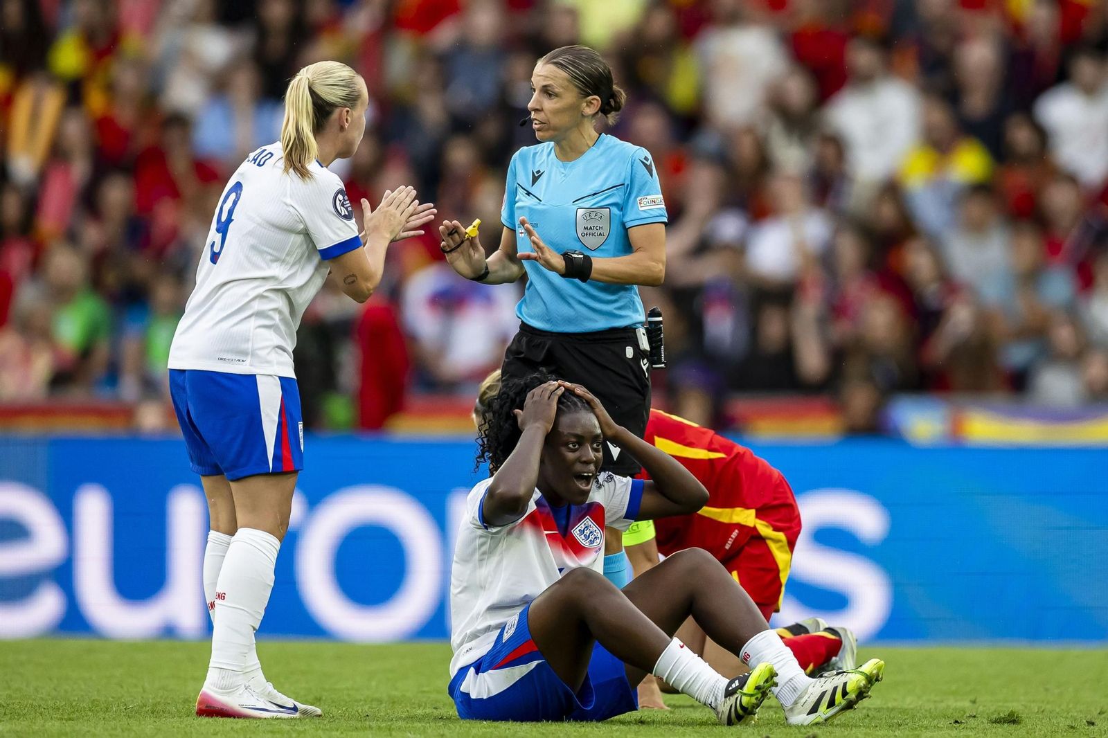 Las mejores imágenes de la final España - Inglaterra de la Eurocopa femenina