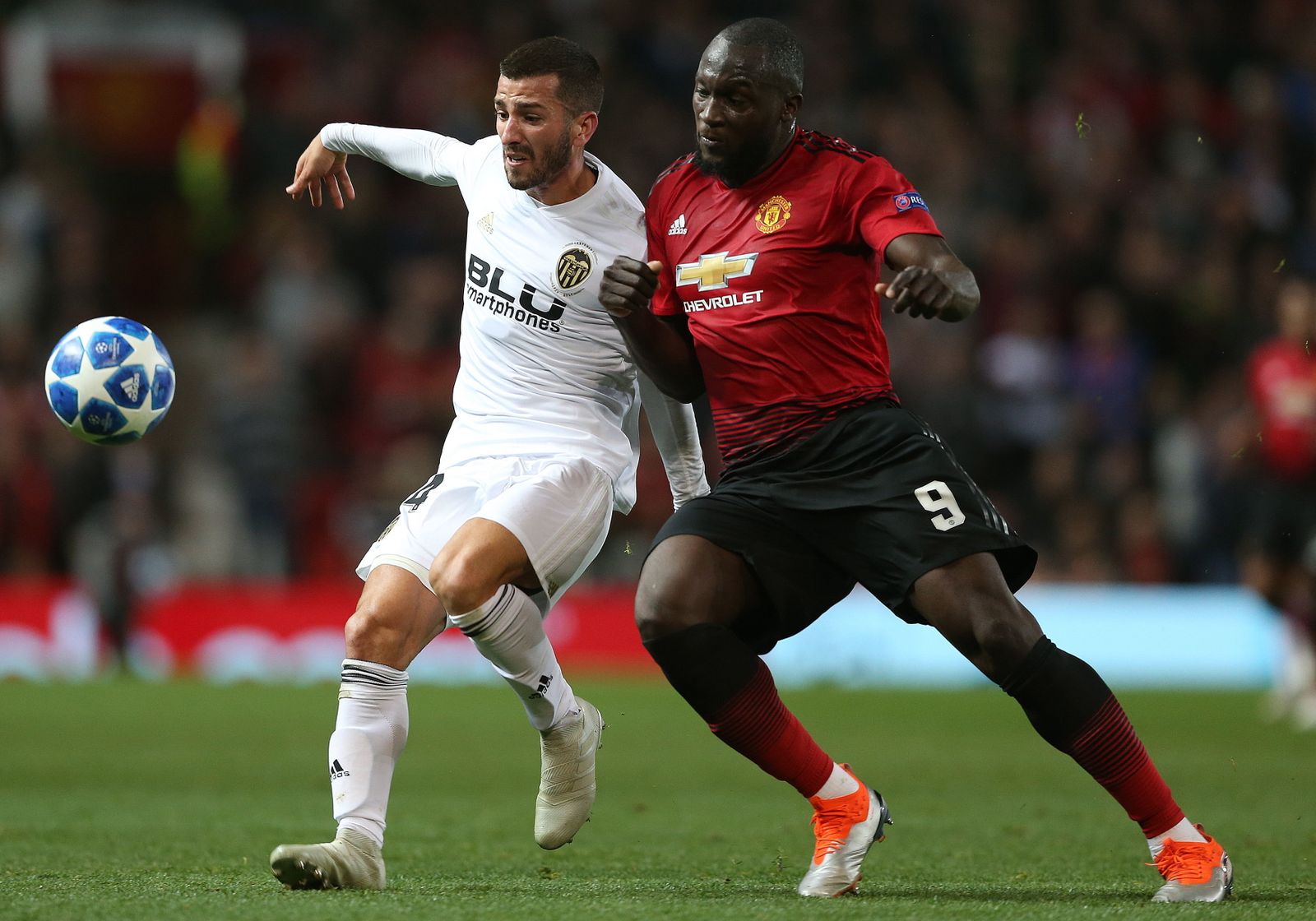 El Manchester United-Valencia, en imágenes