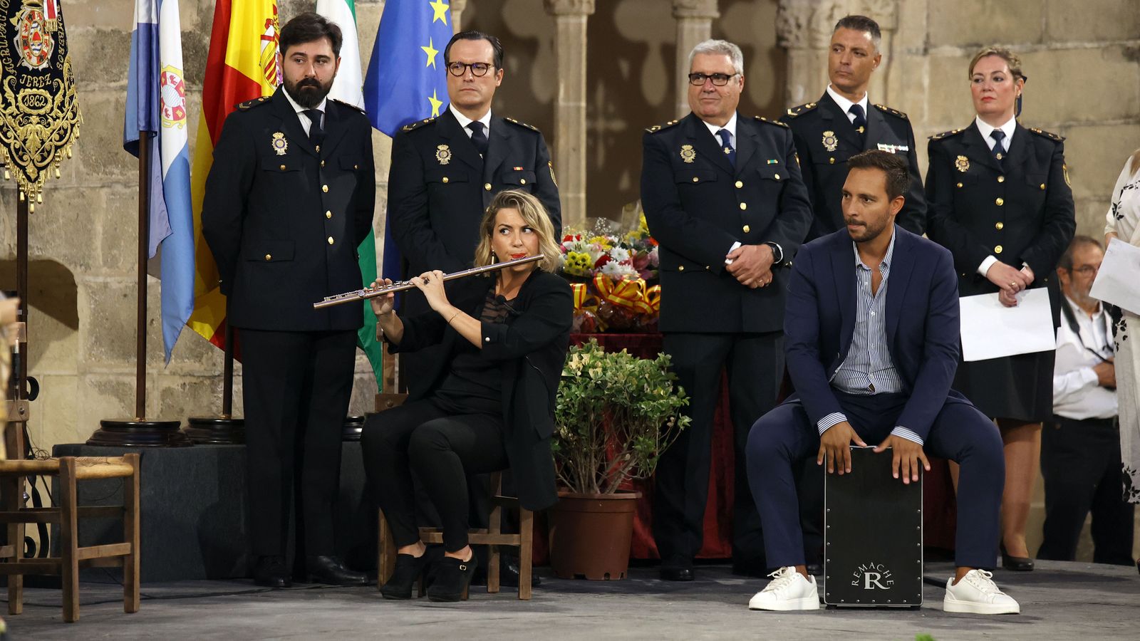 Entrega de medallas de la Asociación Santo Ángel de la Policía Nacional de Jerez