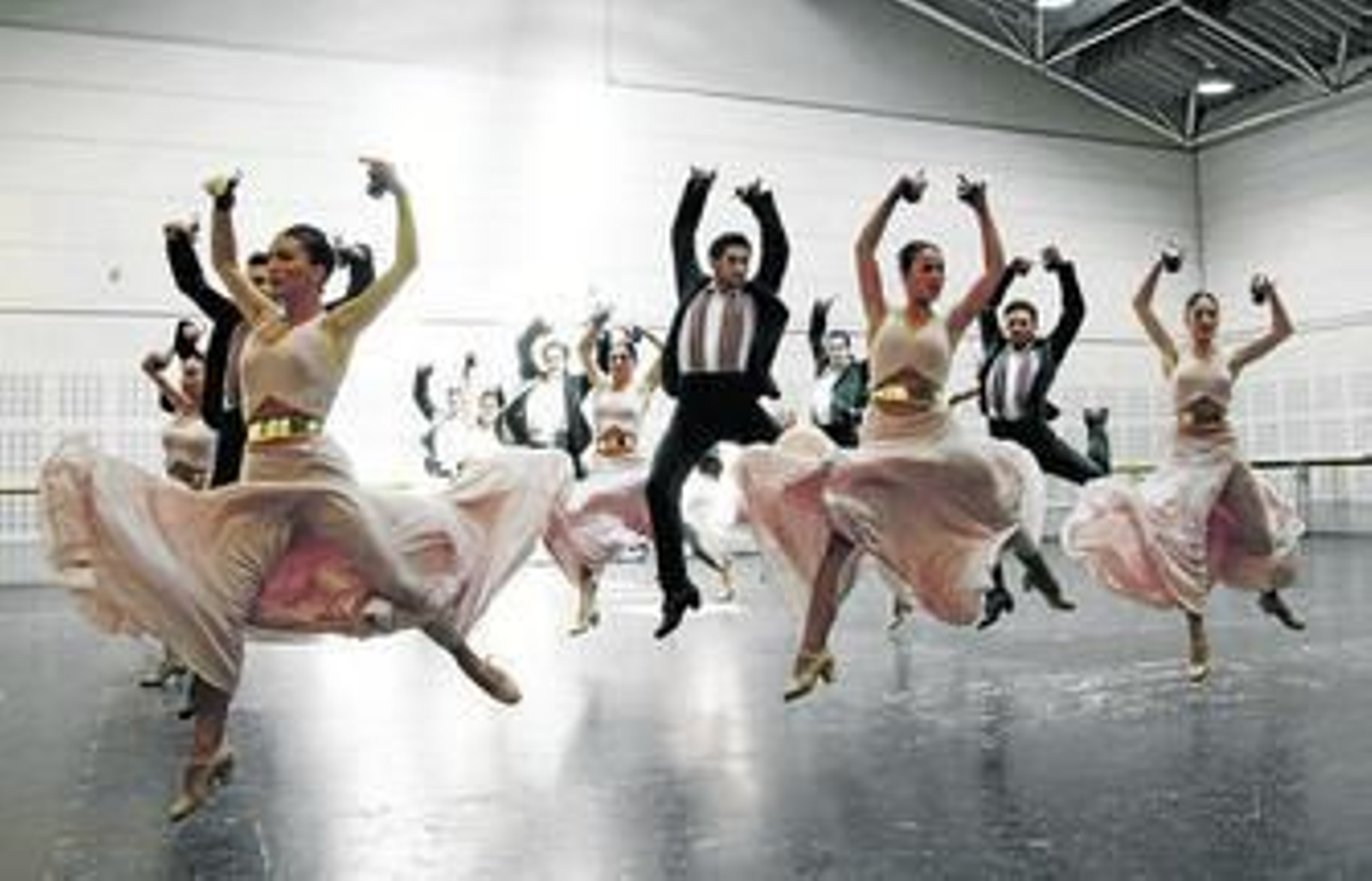 Un ensayo del Ballet Nacional de España de 'Alento y Zaguán'.